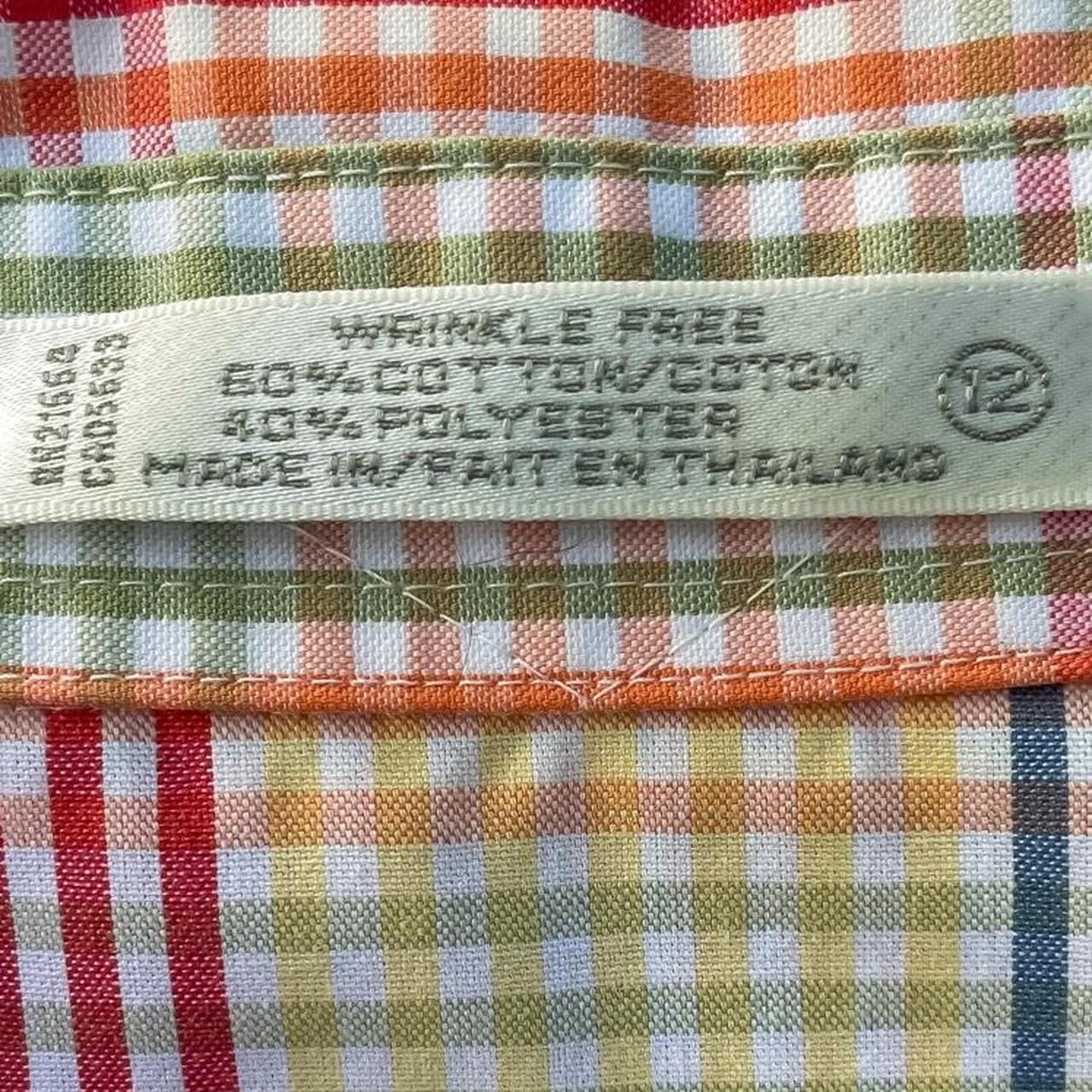 Orvis Men's Shirt - Multi - L – 90s Y2K rainbow p… - image 7