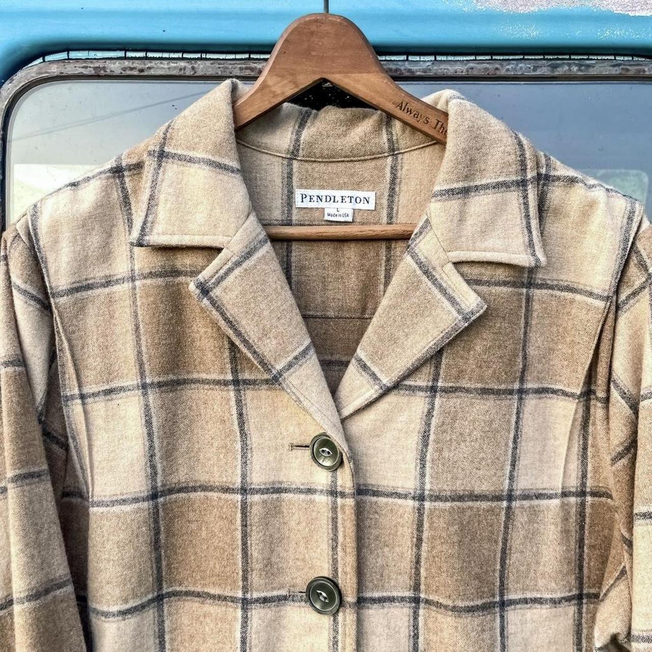 Pendleton Men's Lightweight Jacket - Brown/Cream … - image 3