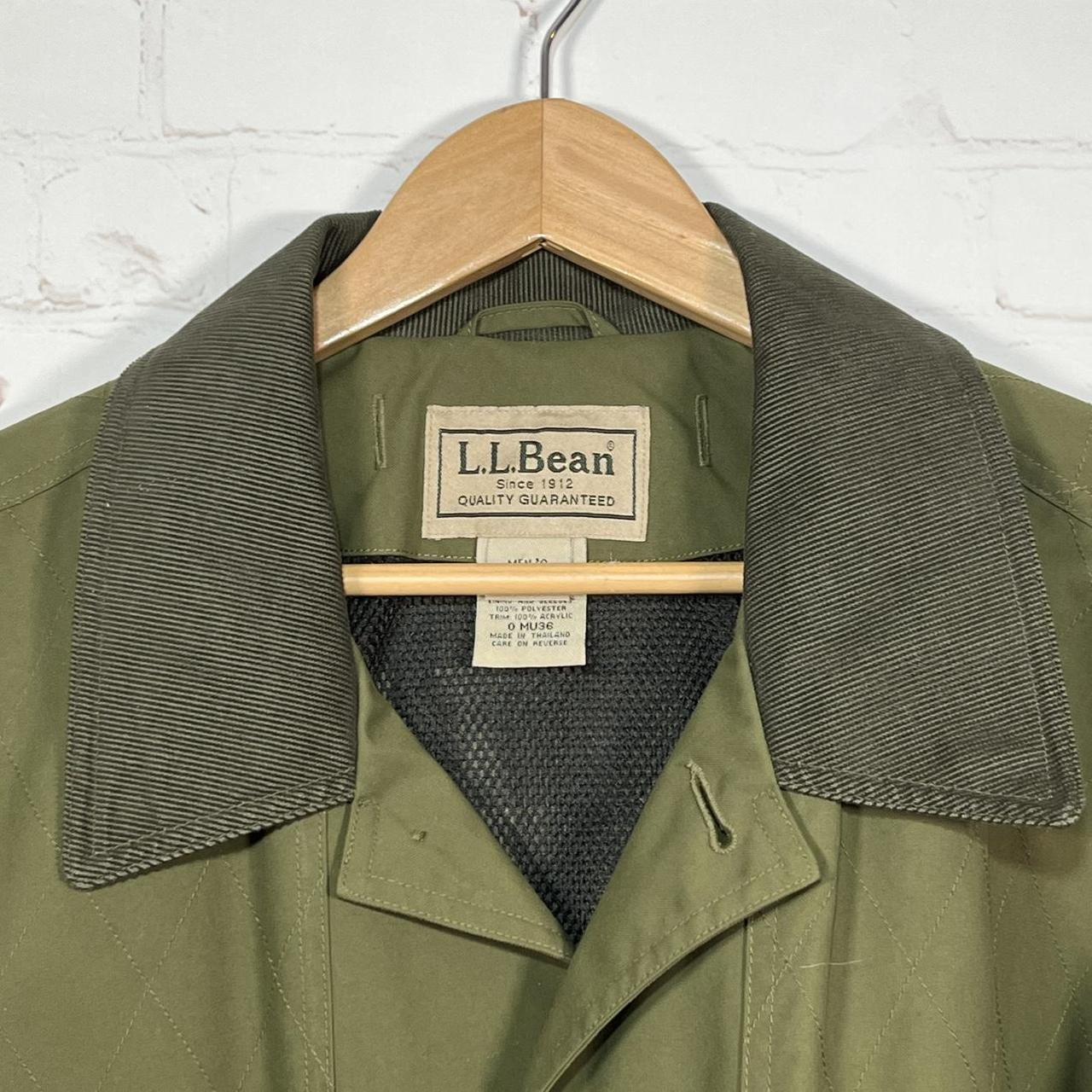 L.L.Bean Men's Jacket - Green/Khaki - L – Vintage… - image 2