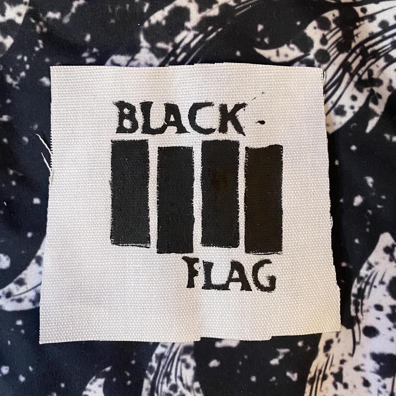 Men's Black and White Jeans Depop