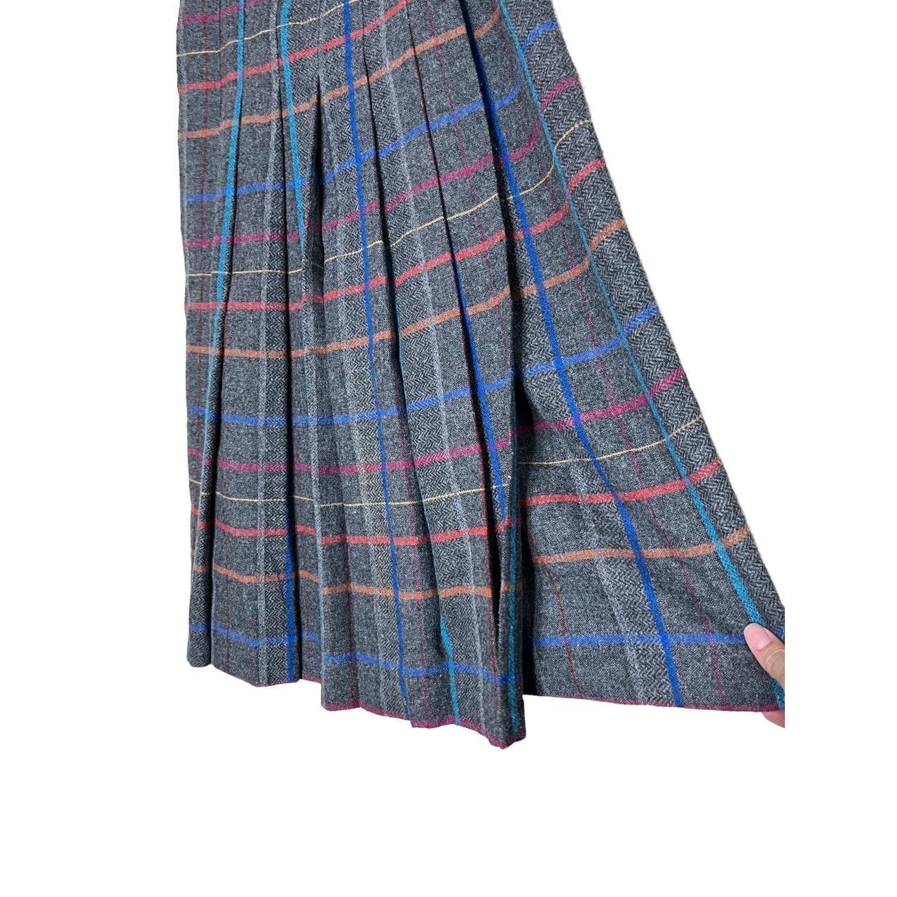 Vintage Women's Midi Skirt - Grey/Multi - 8 – Kay… - image 4