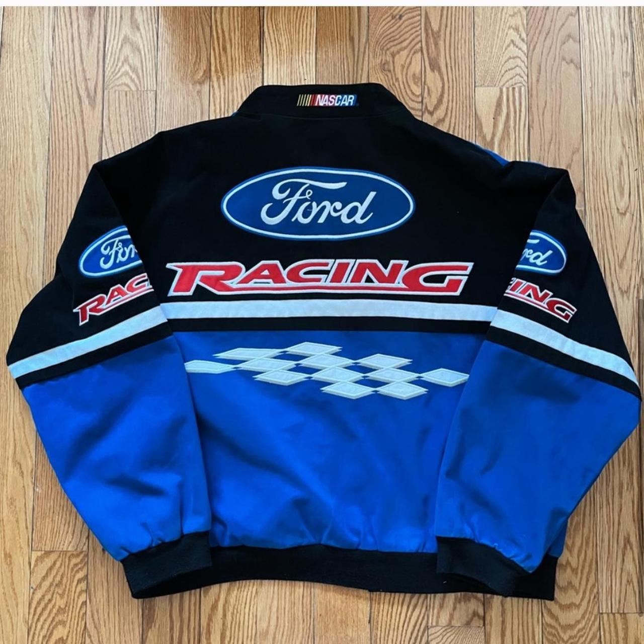NASCAR Vintage Ford Racing Jacket A few signs of | Depop