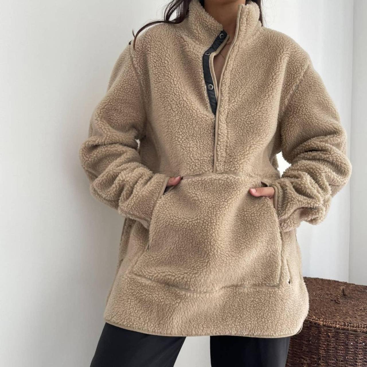 sherpa nike pullover