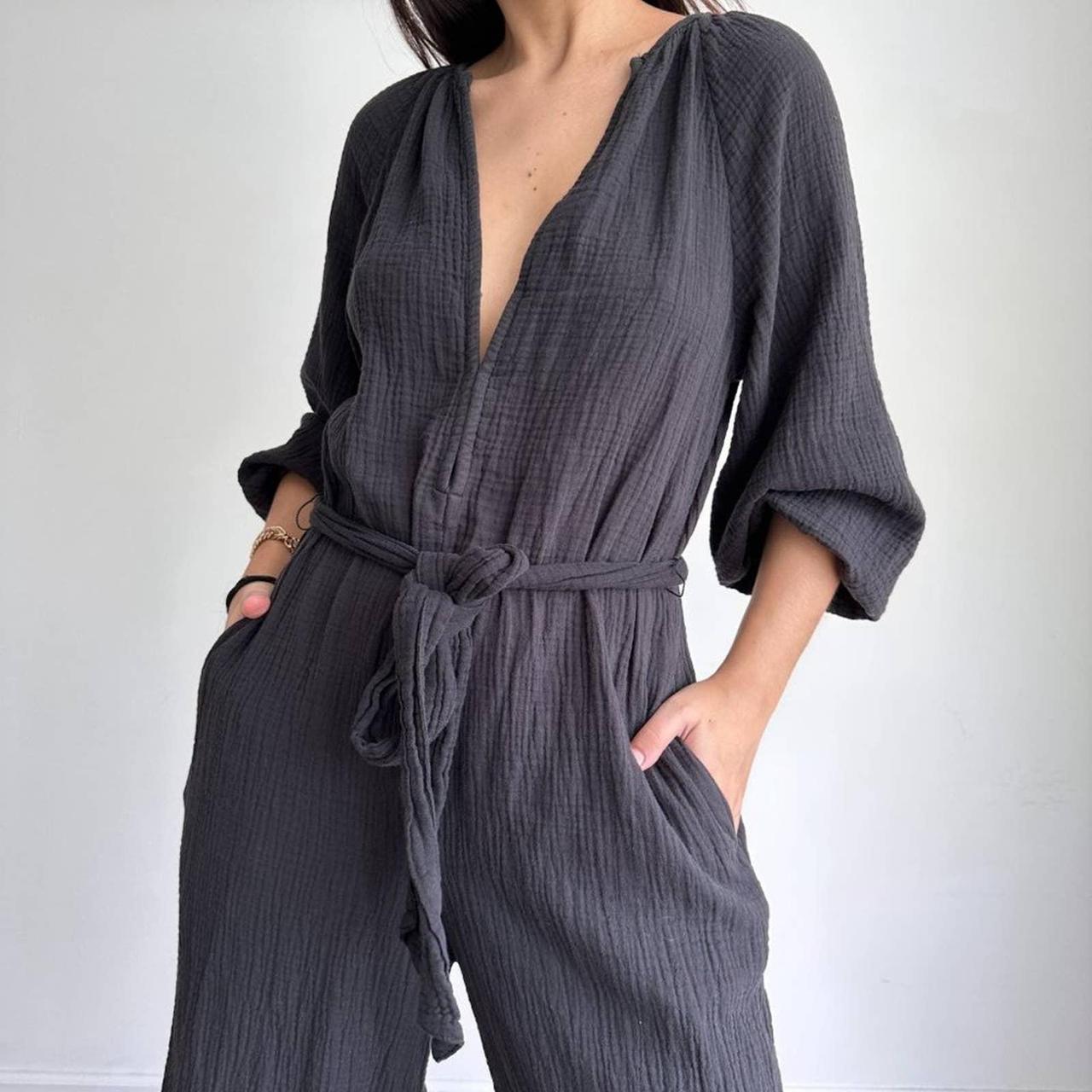 gap gauze jumpsuit