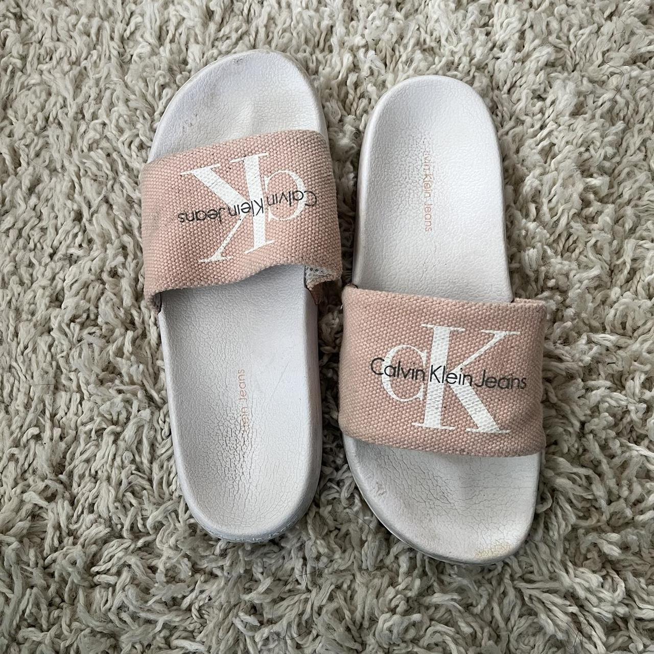 calvin klein sliders sale