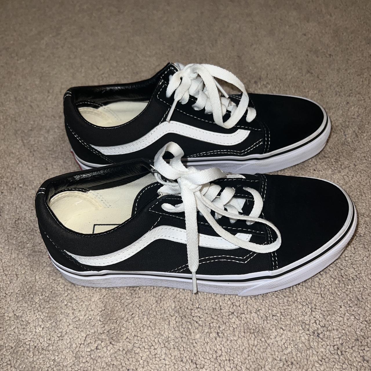 Vans old skool black and white size outlet 6