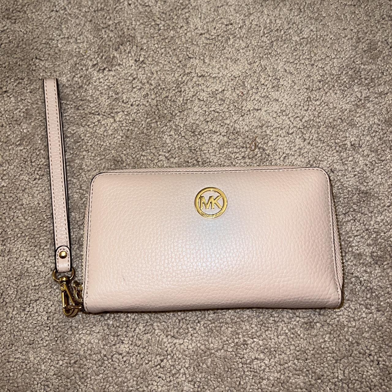 Michael Kors Leather Wallet Wristlet Never used Depop