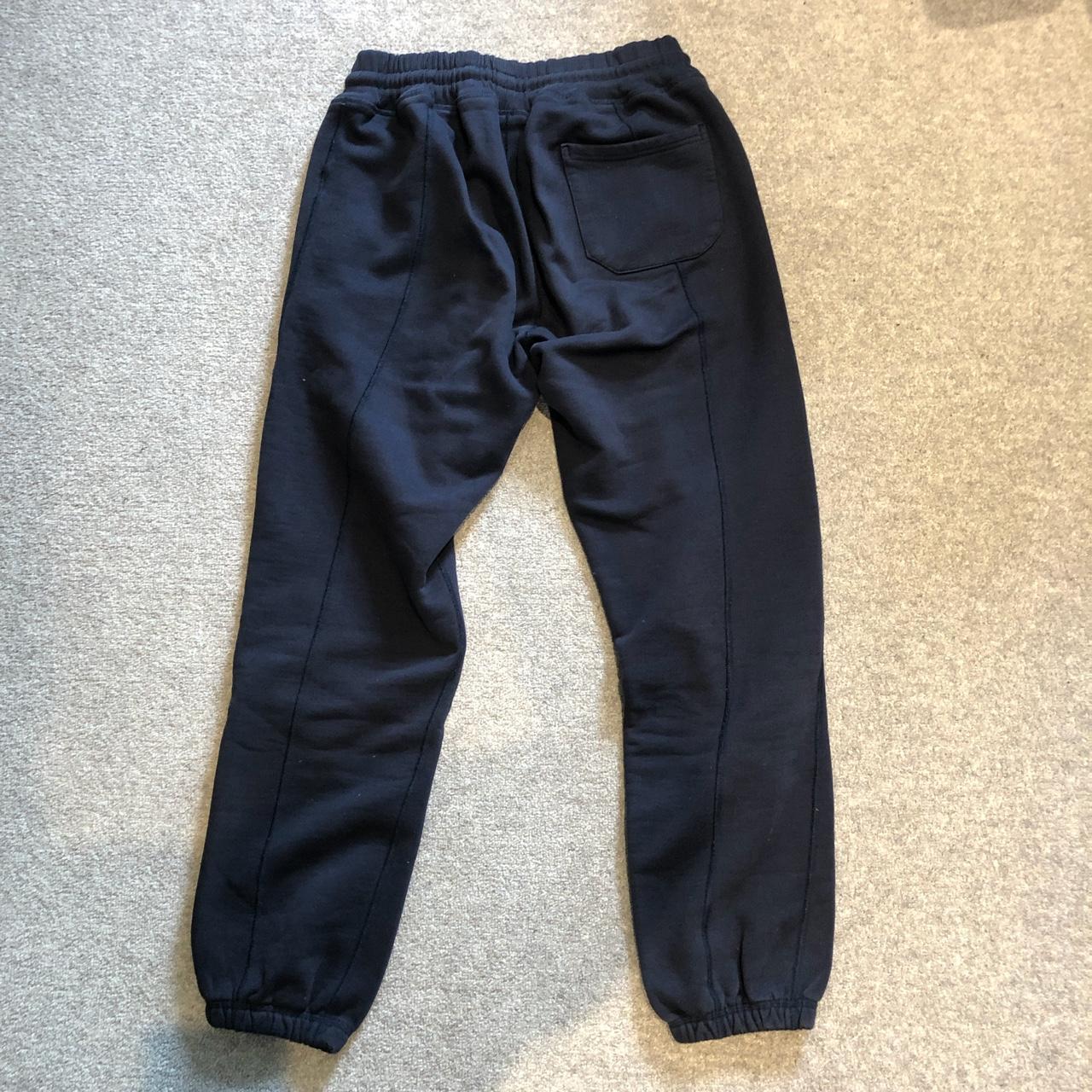 Cole Buxton Classic Warm Up Sweatpants Navy Size S,... - Depop