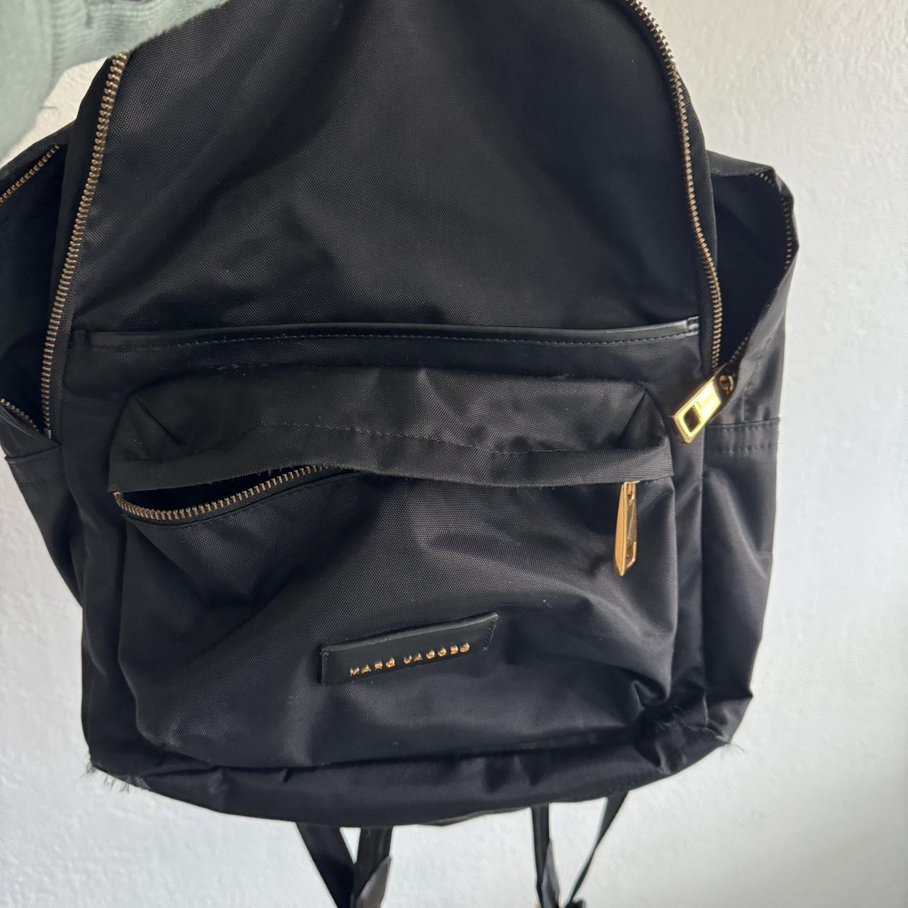 Marc Jacobs nylon backpack. Some distressing in the... - Depop