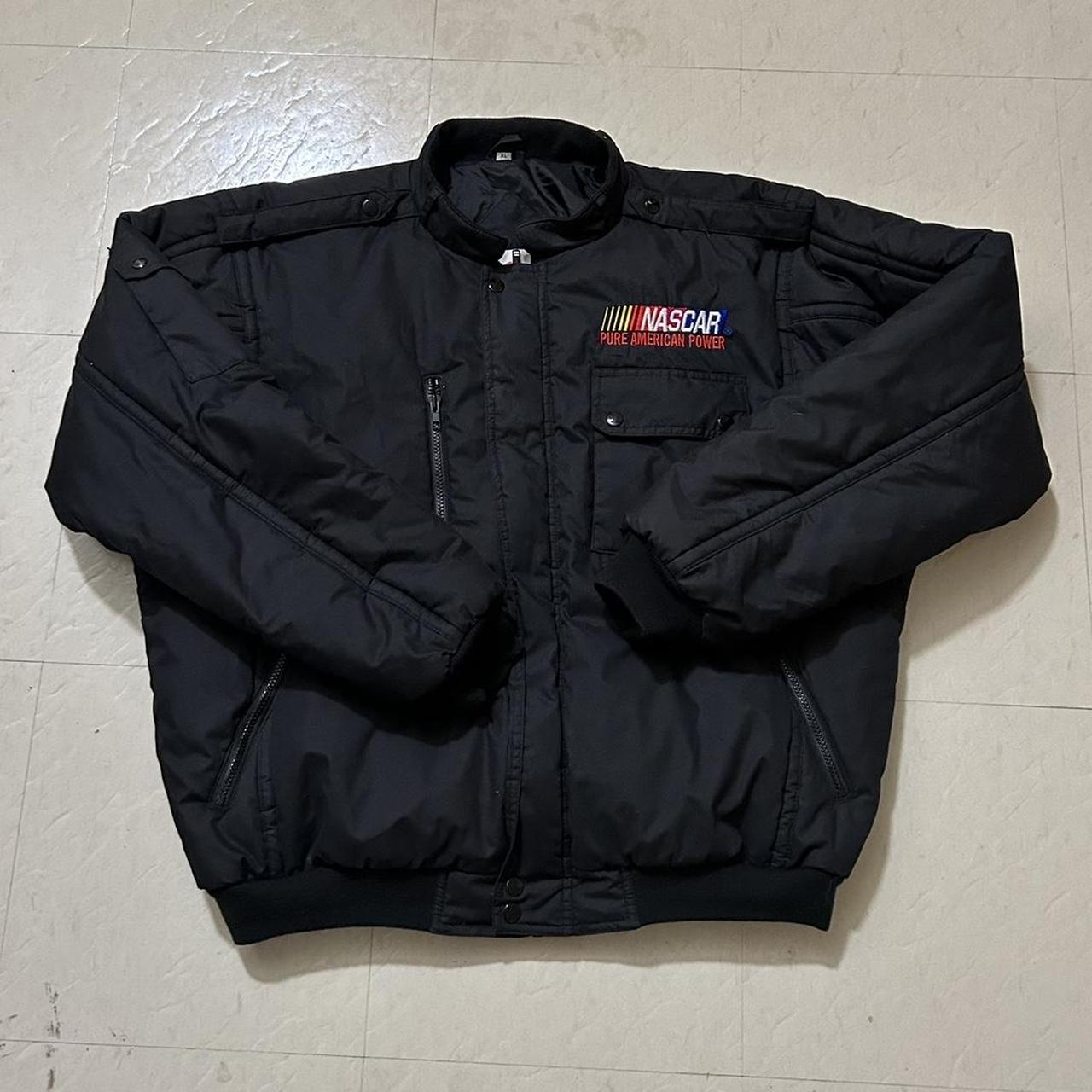 Vintage NASCAR Racing Puffer Jacket - Size XL, fits... - Depop