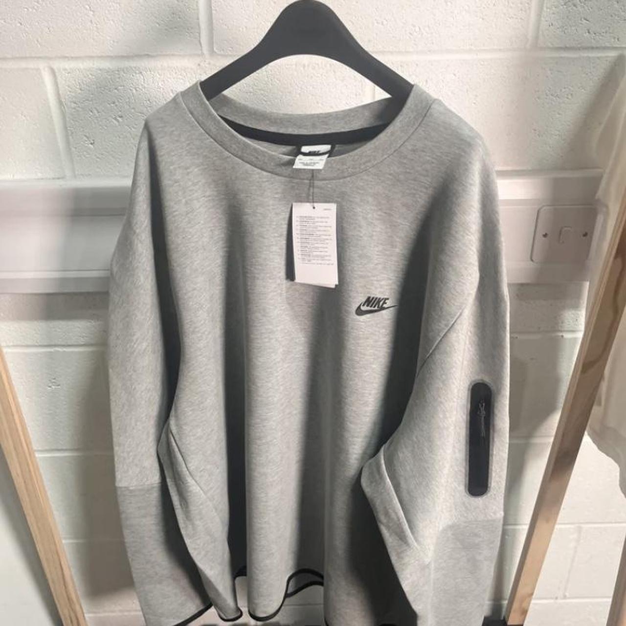 Nike Men's Grey Jumper | Depop