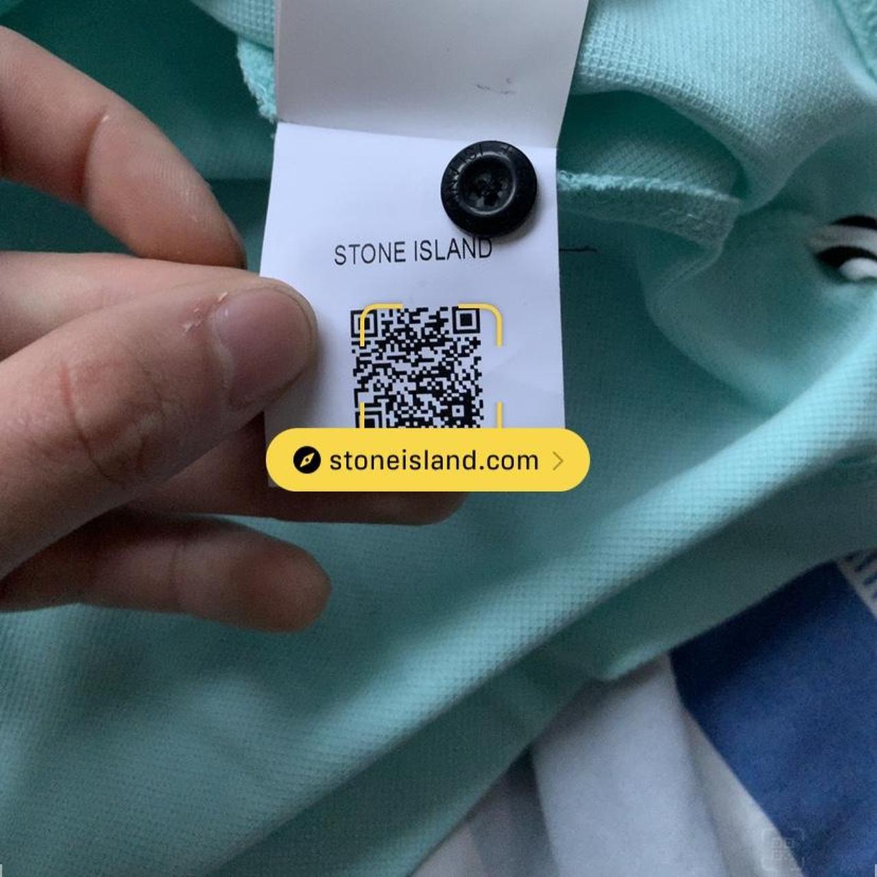 Stone island polo shirt Depop