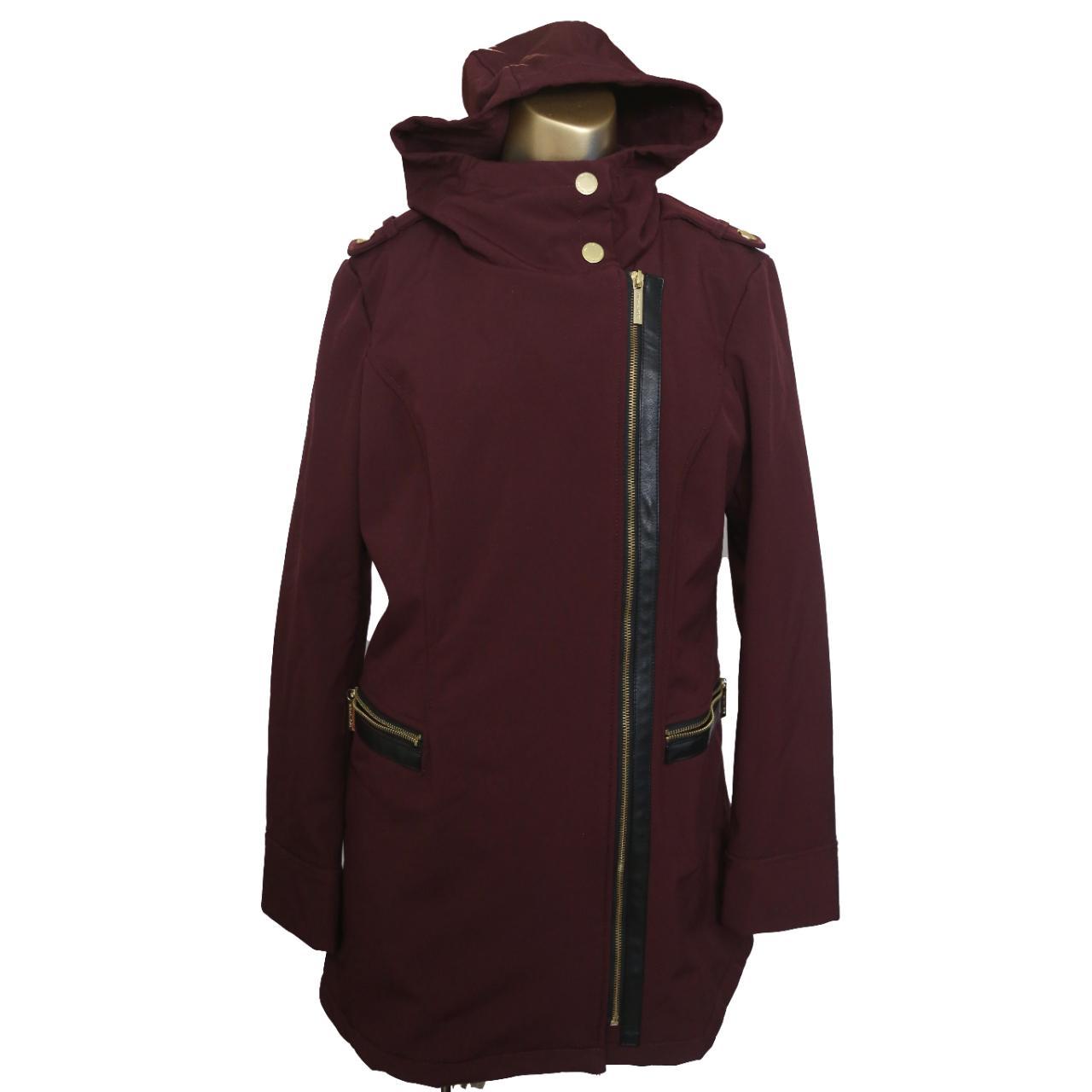 Michael kors on sale coat burgundy