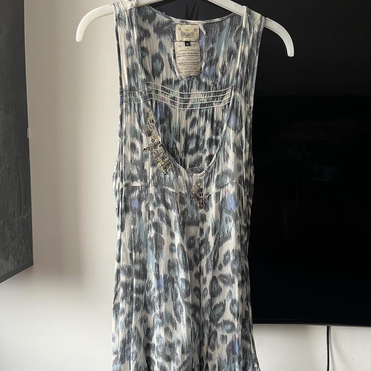 River Island Beach Cover Up Size 14 Depop   P0 