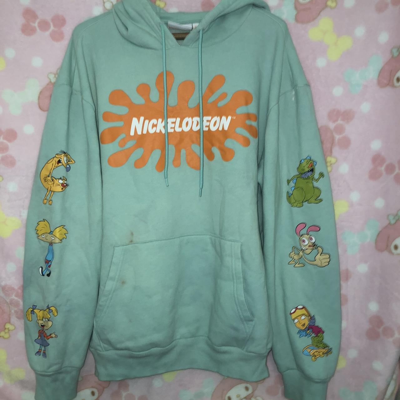 Nickelodeon Women's Blue Hoodie | Depop