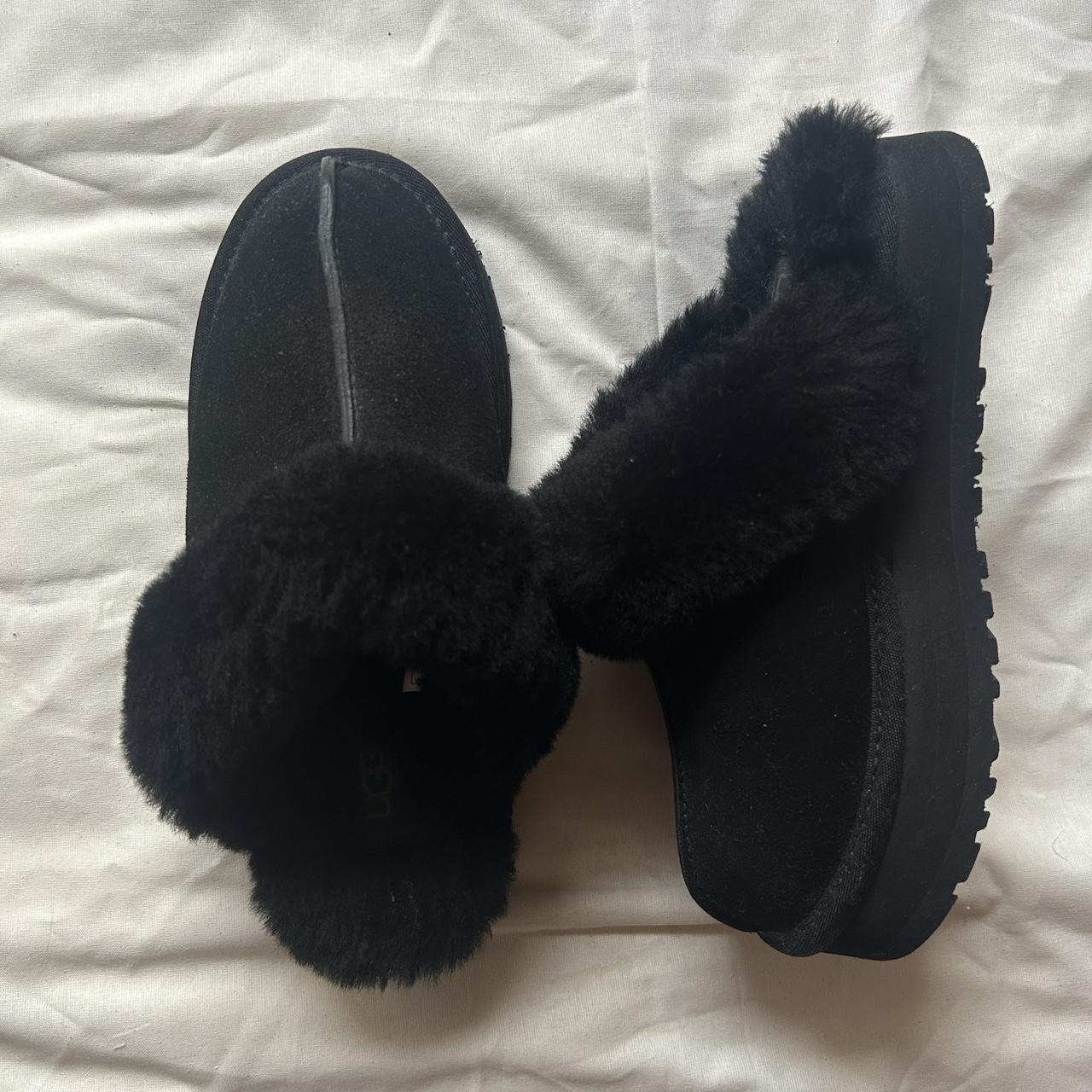 Ugg platform slippers Sherpa lined UK 5 Worn... - Depop