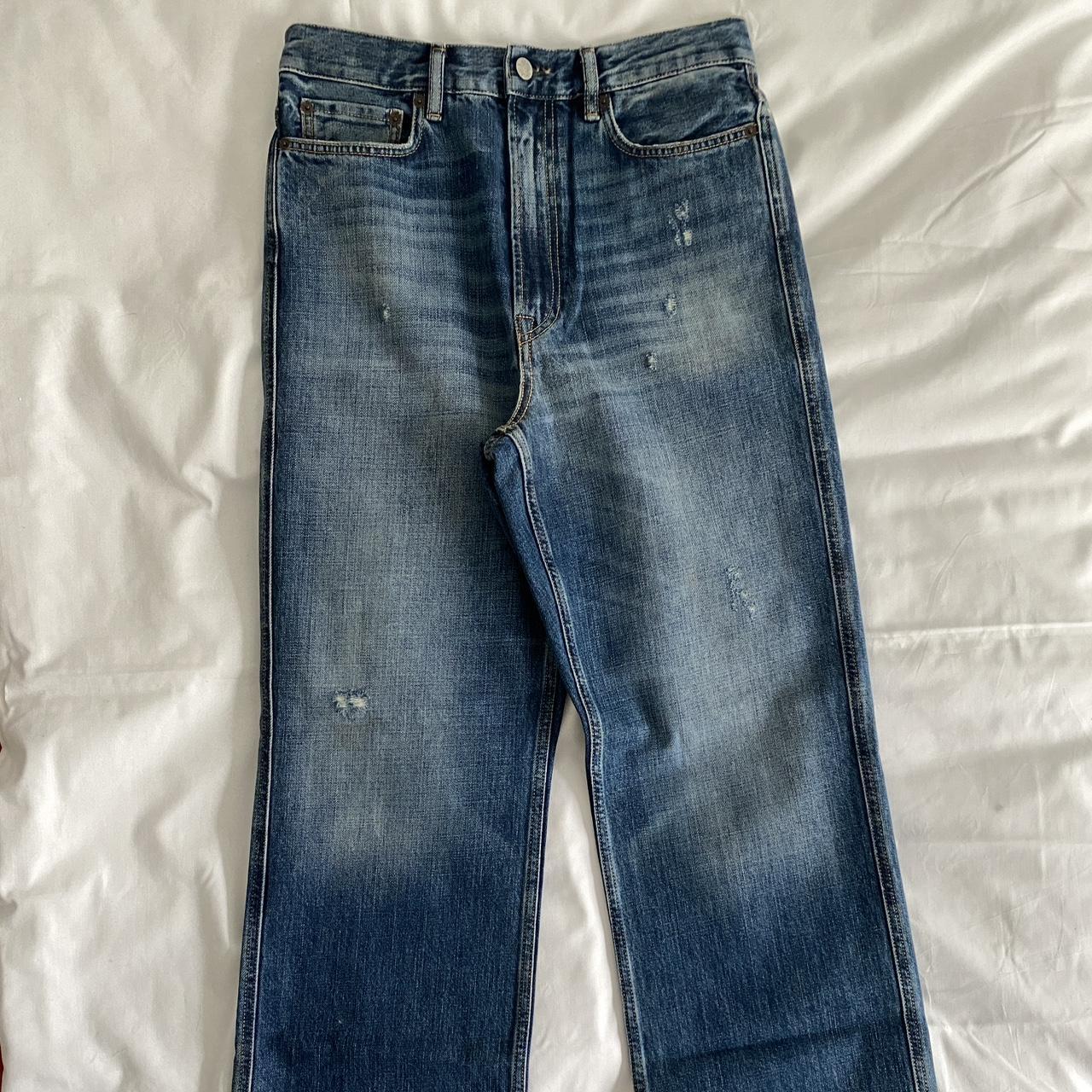 Acne Studios straight leg jeans Size: EUR 32 (about... - Depop