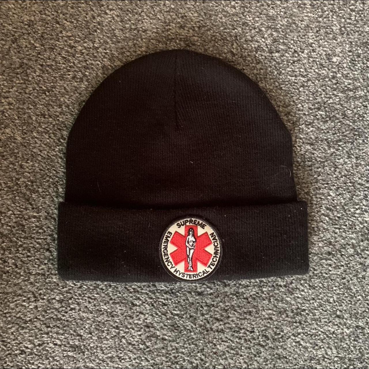 Supreme Playboy Beanie Pre-owned, barley used Item... - Depop