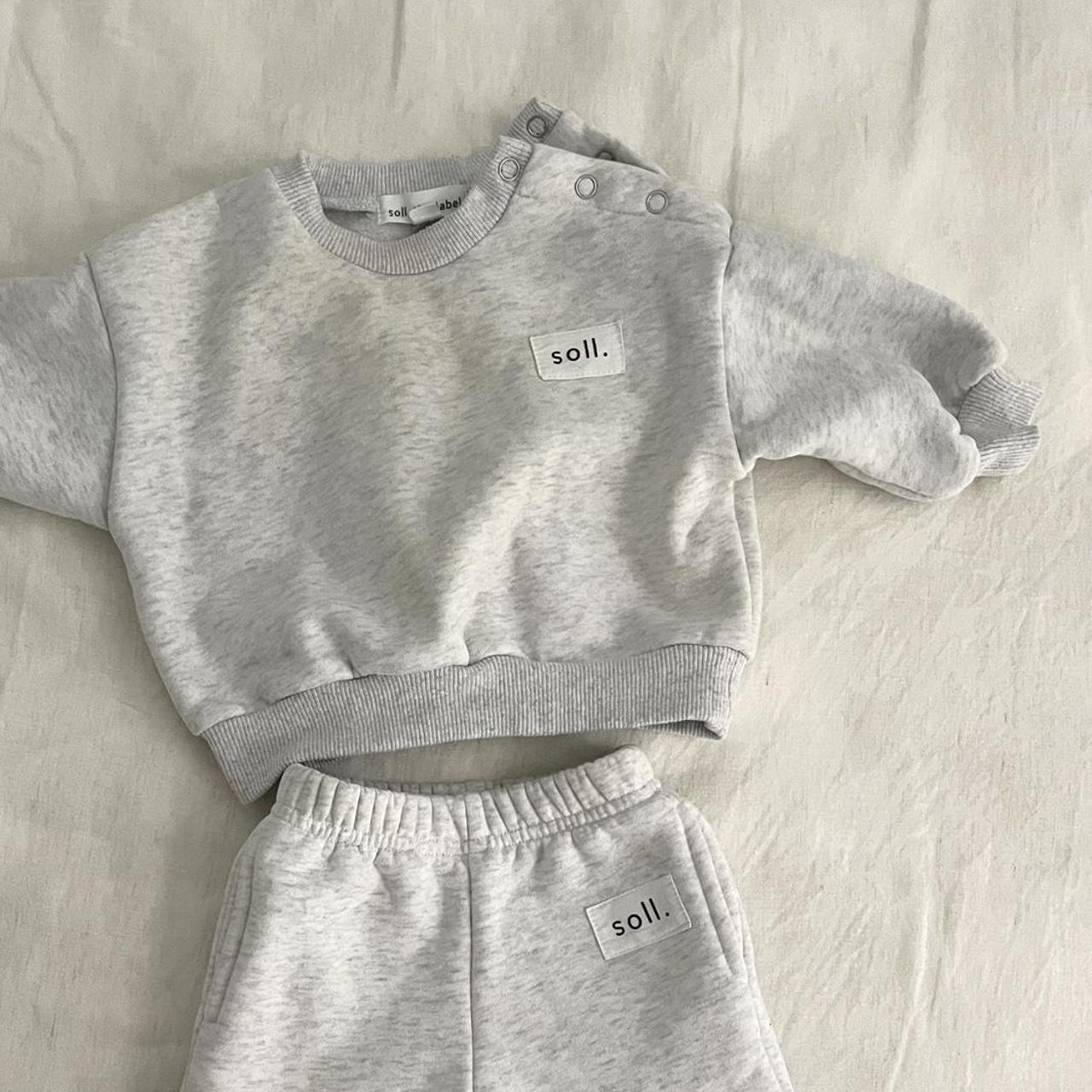 Soll The Label fleece tracksuit set. 0-3... - Depop