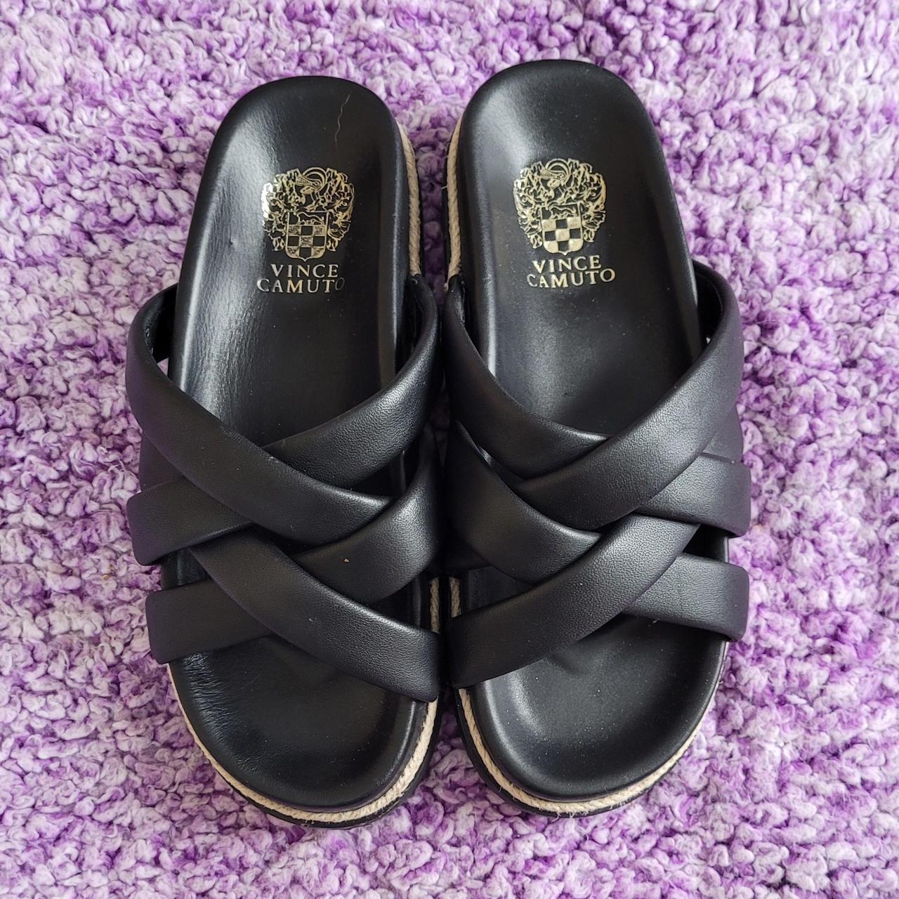 orange wedge sandals