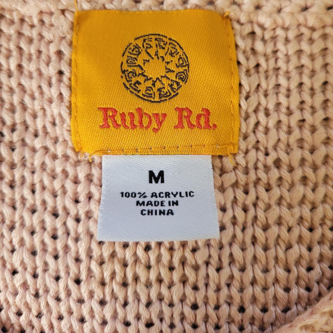 Ruby Rd. Women's Cardigan - Pink - M – ruby rd ba… - image 3