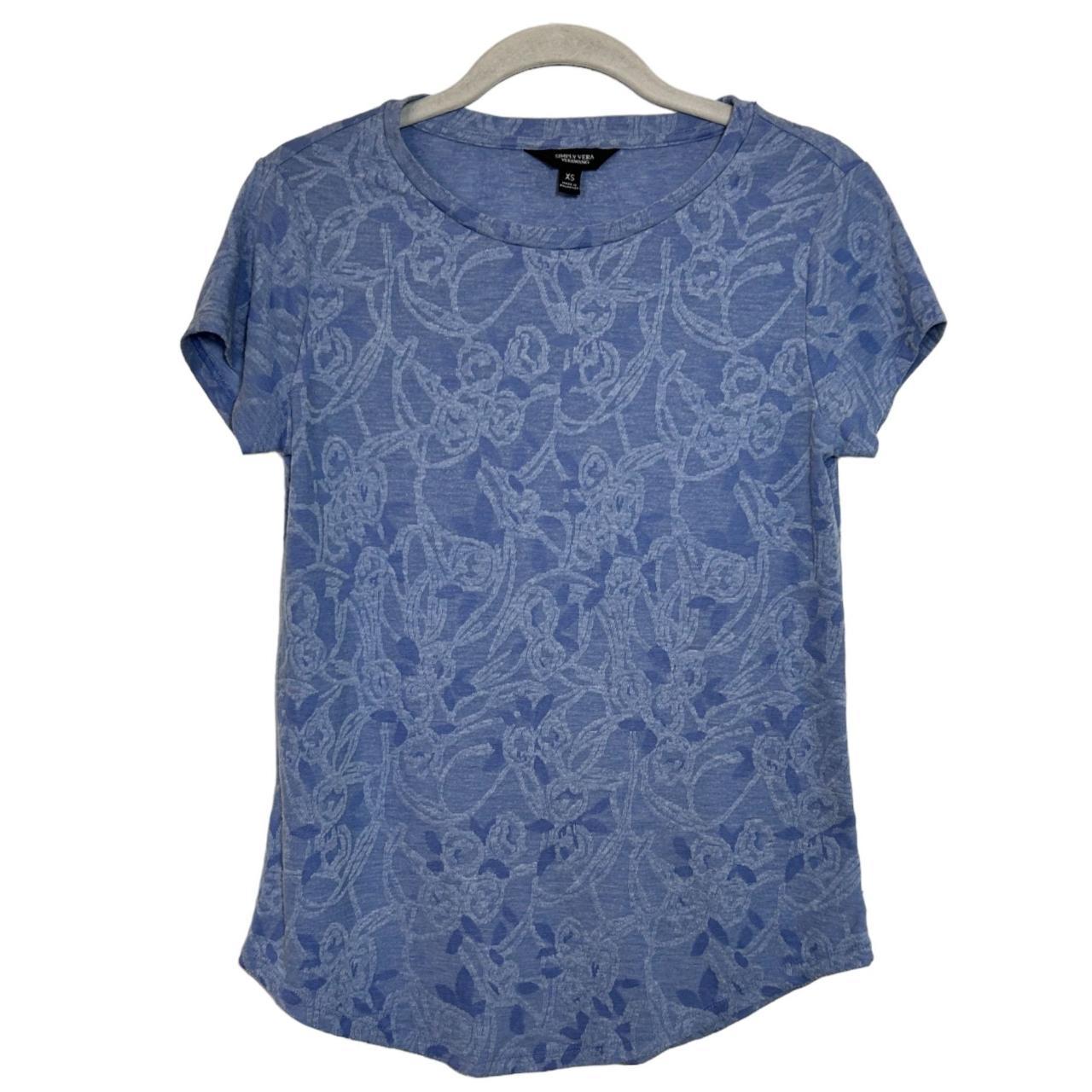 Simply Vera Vera Wang Women Short Sleeve T-Shirt in | Depop
