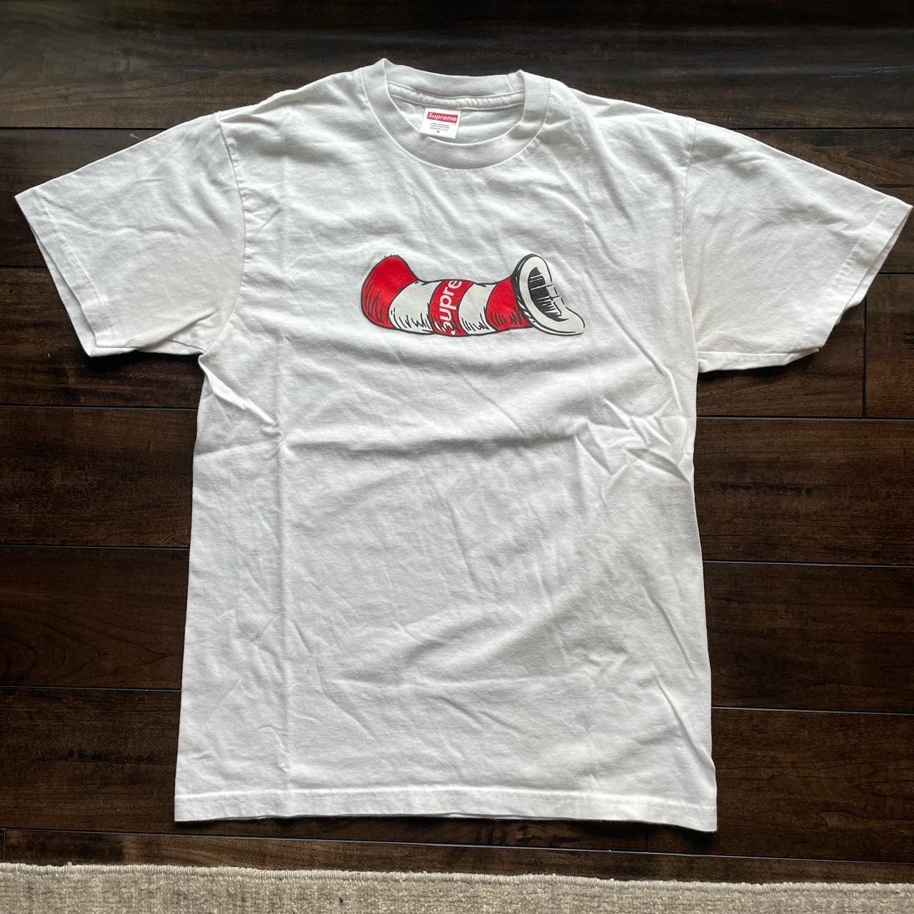 Supreme Cat in The Hat Tee (White), - Worn <5 times...