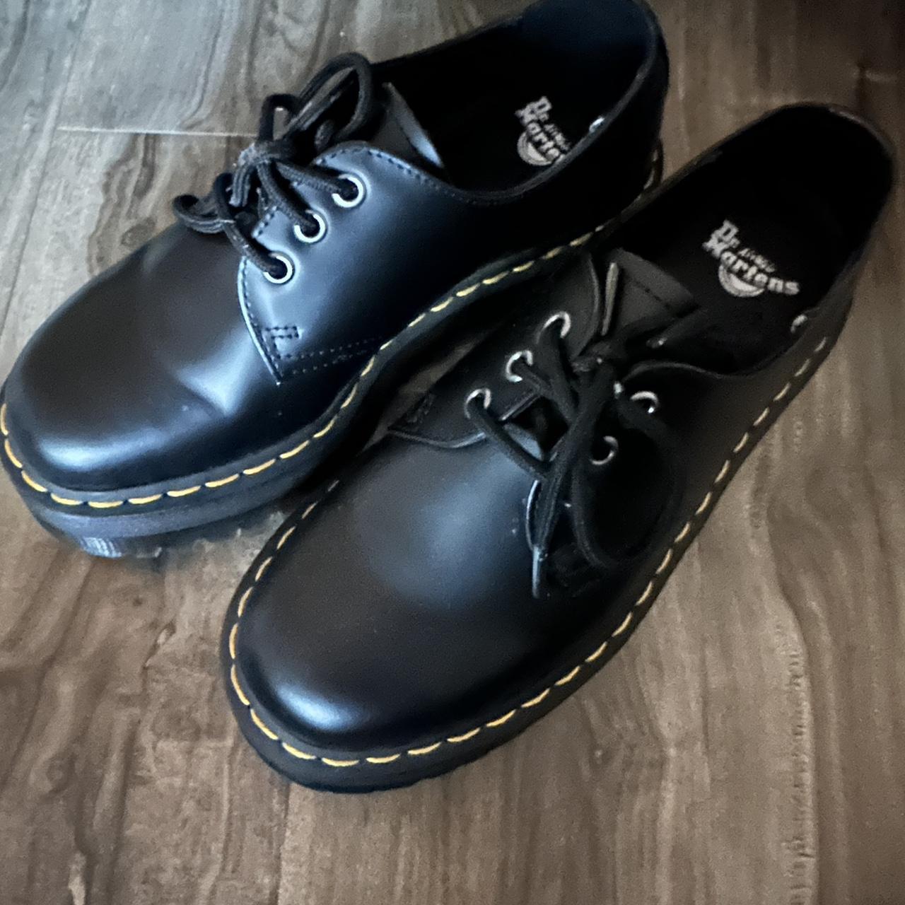 Platform doc martens 1461 quad Only worn a couple... - Depop