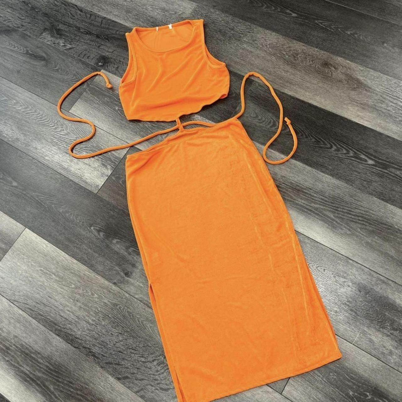 Dolls Kill open stomach dress with side slits and... Depop