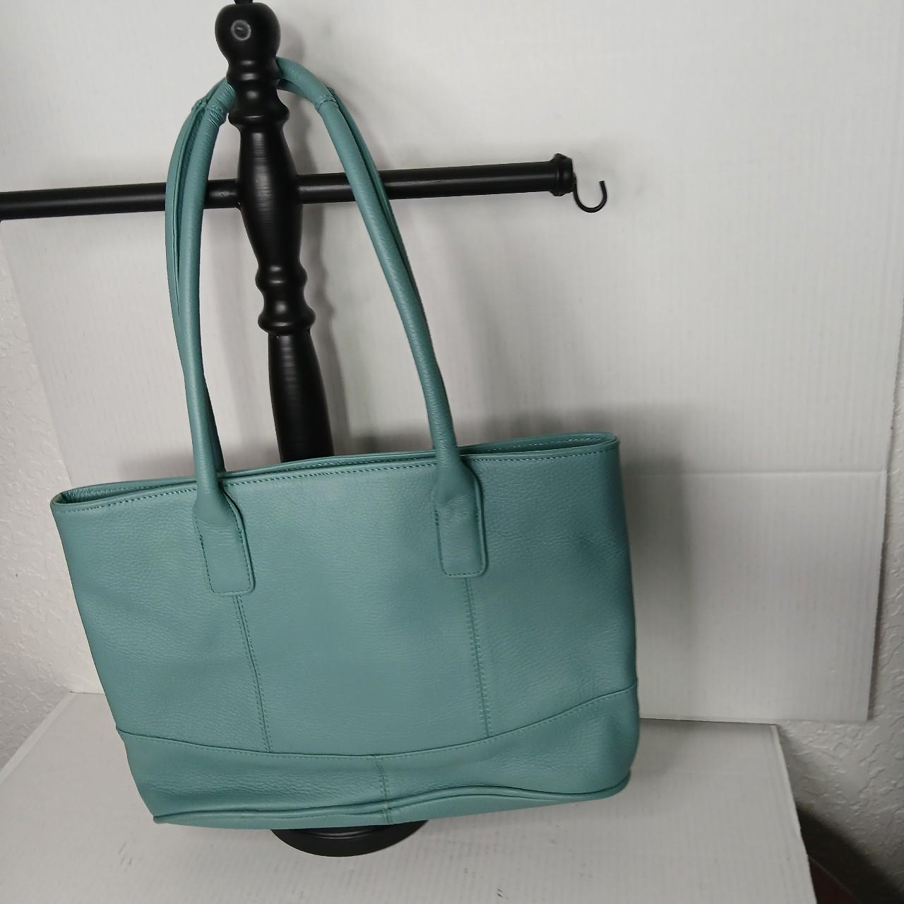 Amerileather Women's Bag - Blue/Green – Ameri Lea… - image 1