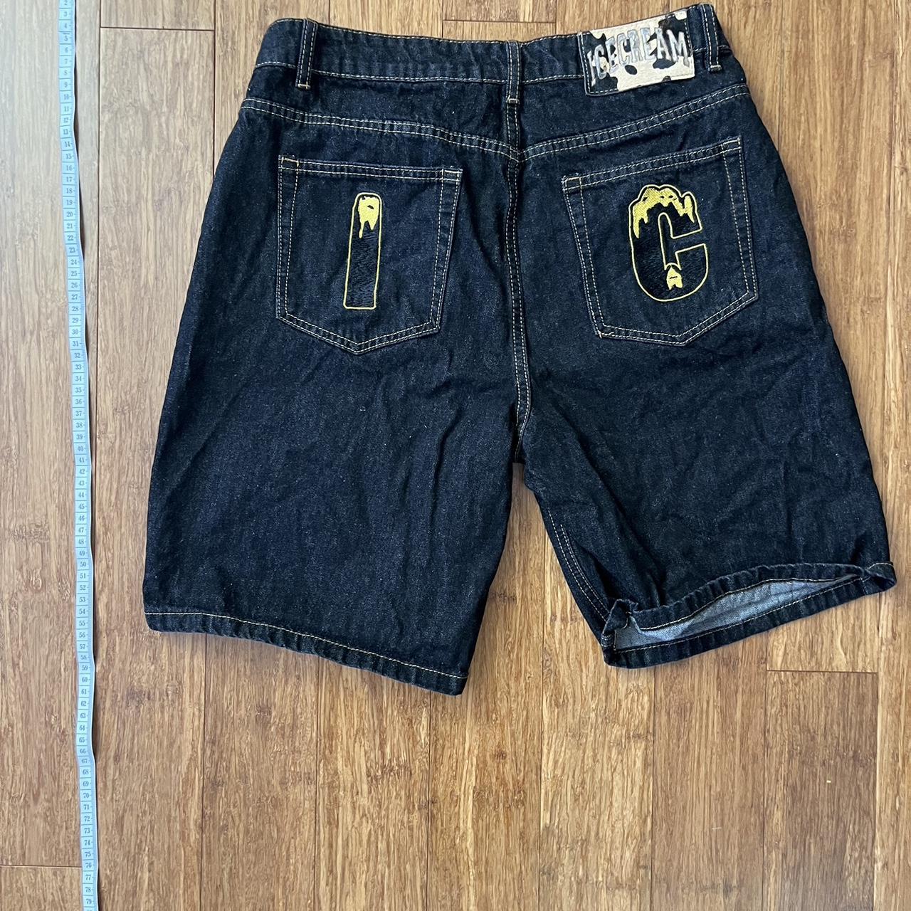 VINTAGE BILLIONAIRE BOYS CLUB ICE CREAM BAGGY JORTS... - Depop