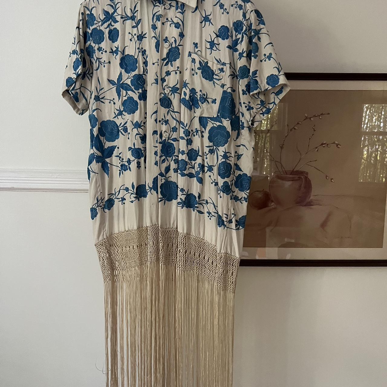 One of a kind authentic Bode piano shawl dress | Depop
