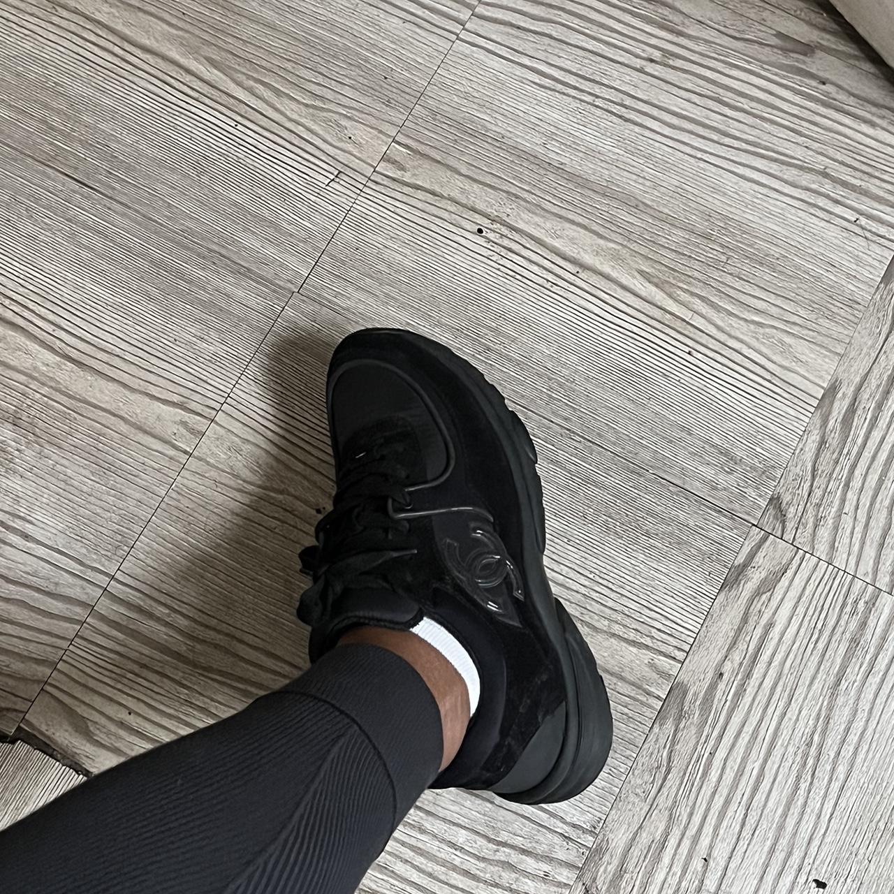 all white chanel runners