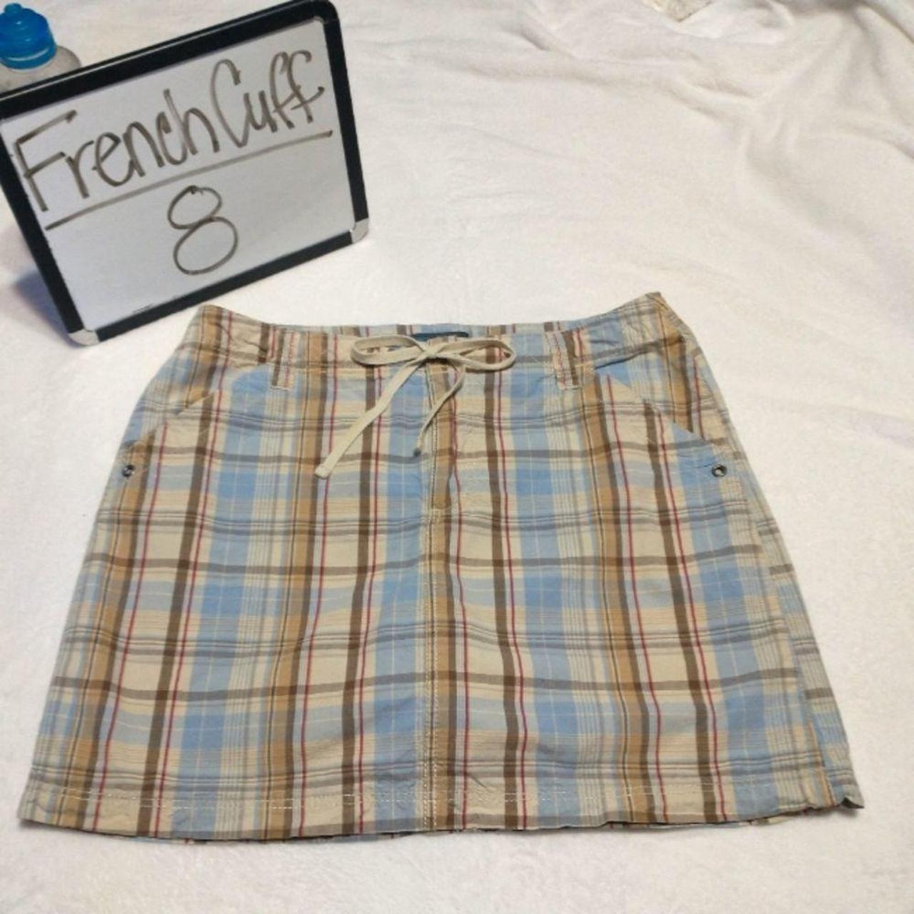 Plaid skort , shorts from the back Skirt in the - Depop