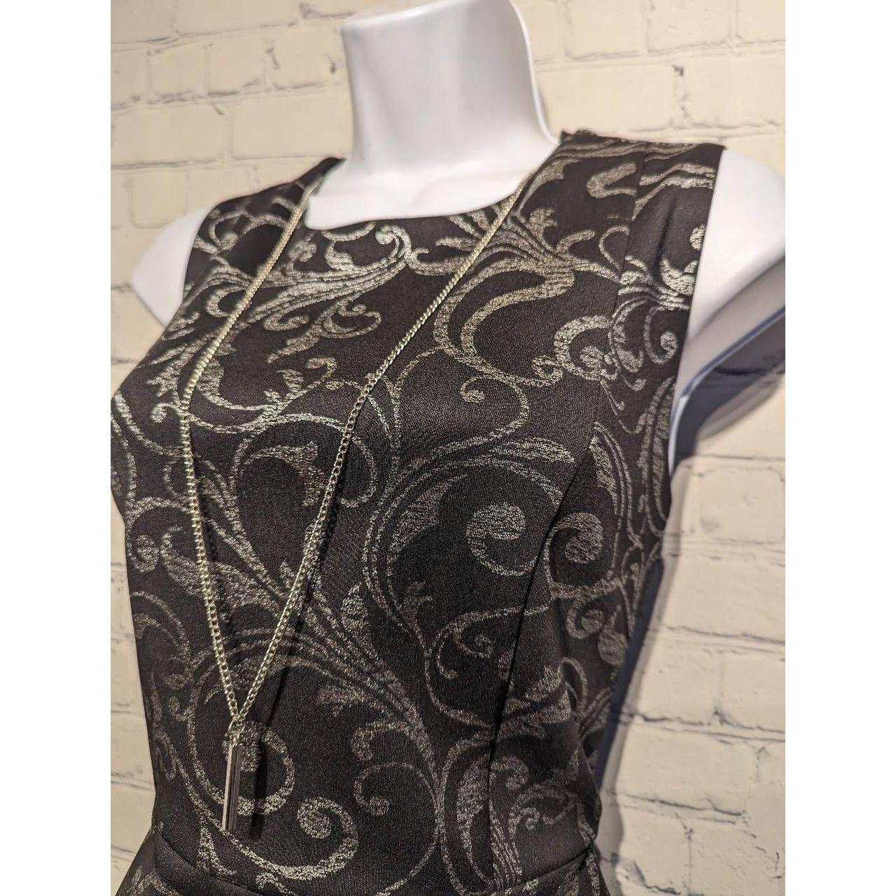 Enfocus Studio Women's Black and Silver Dress (3)