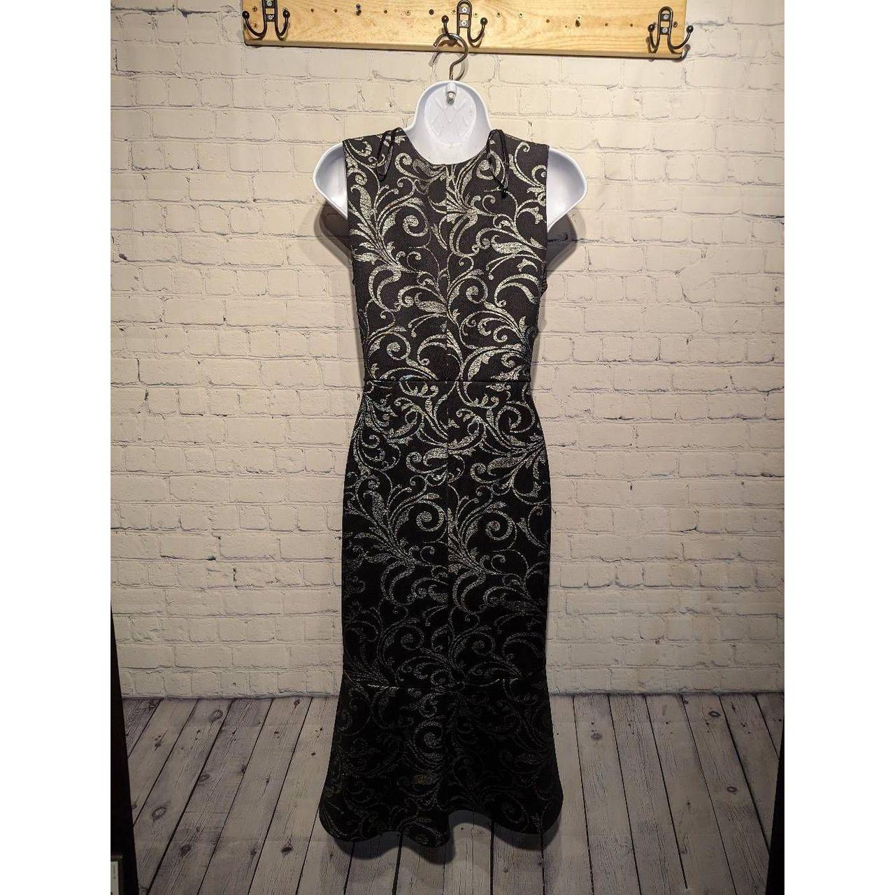 Enfocus Studio Women's Black and Silver Dress (4)