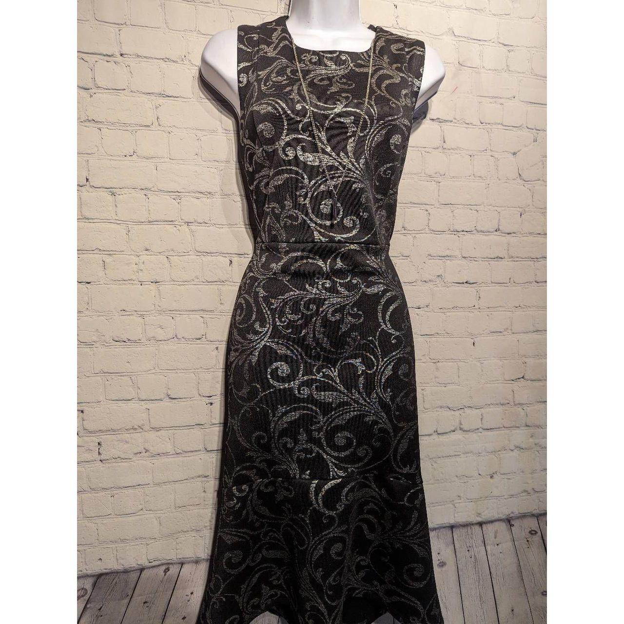 Enfocus Studio Women's Black and Silver Dress (2)