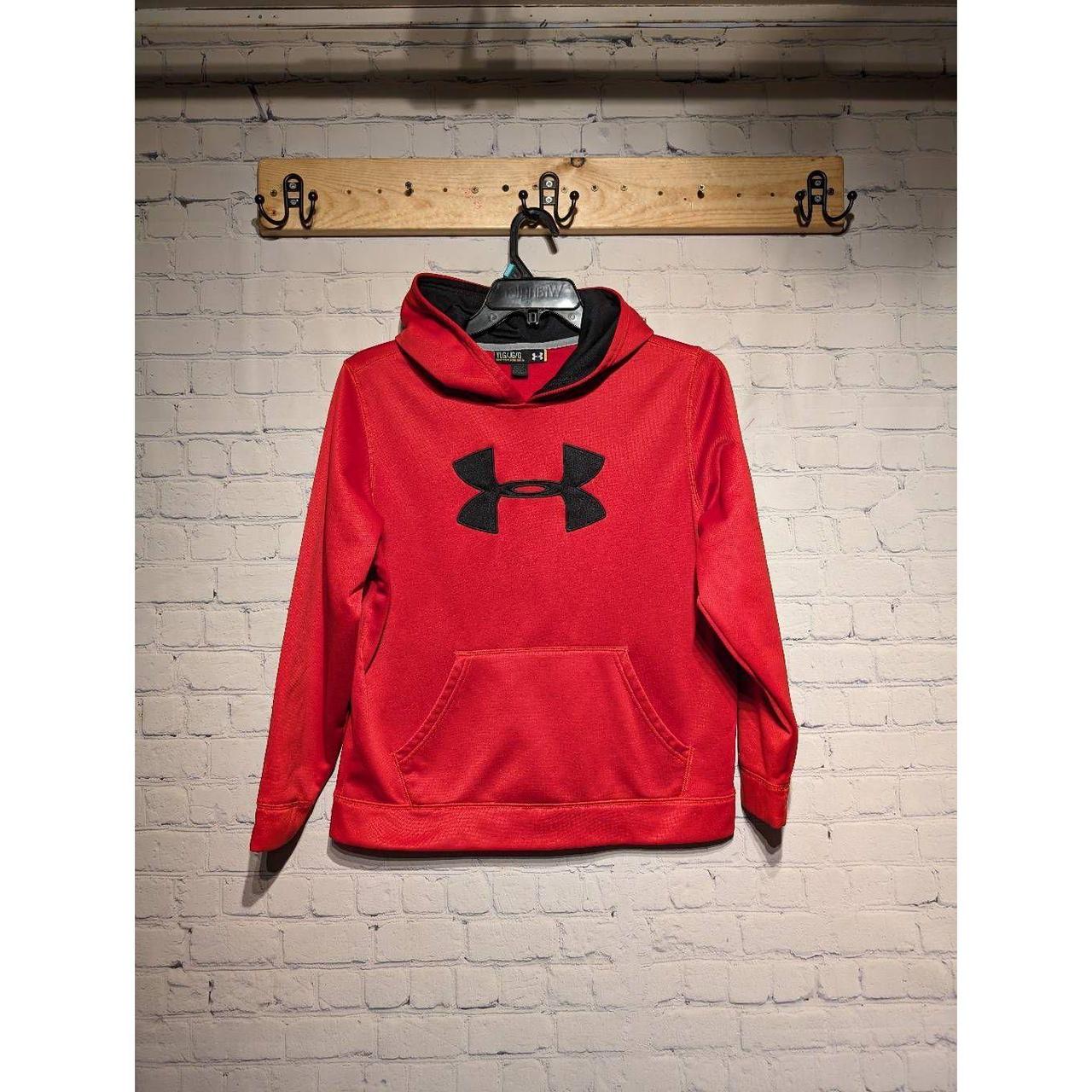 Under armour red and 2024 black hoodie