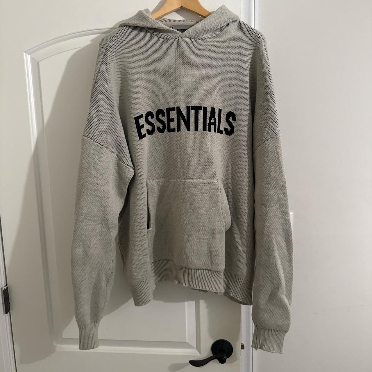 Fear of-god-essentials-knit - Depop