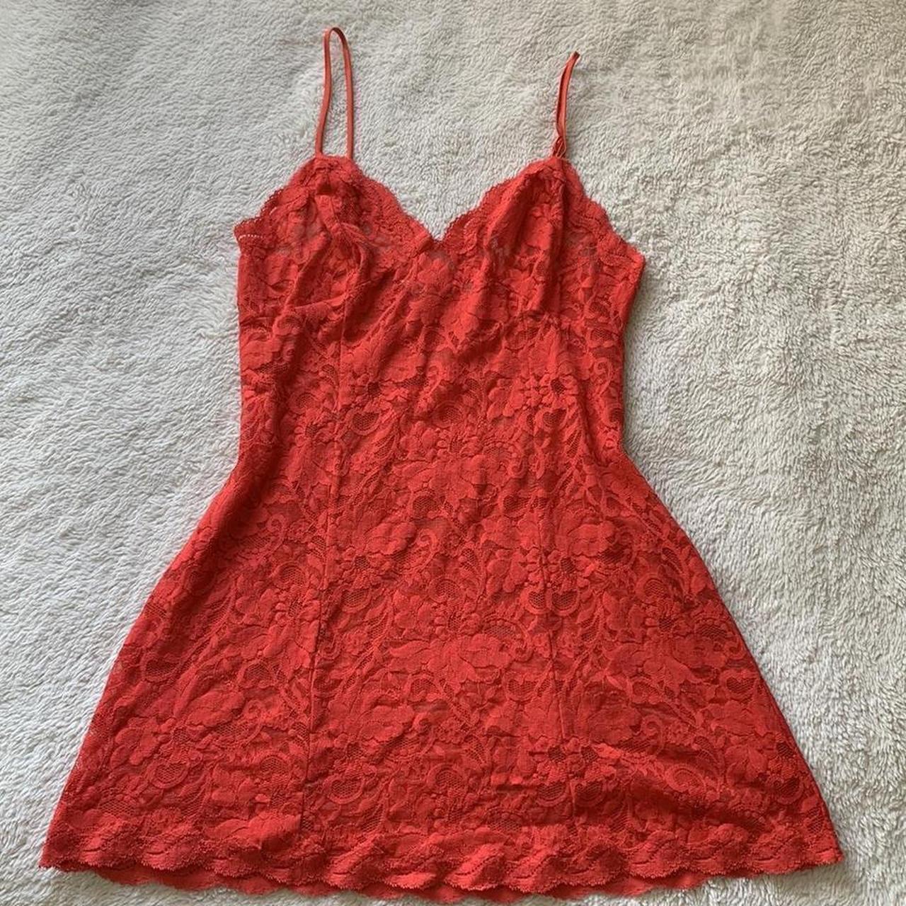 Victoria's Secret Women's Red Dress | Depop