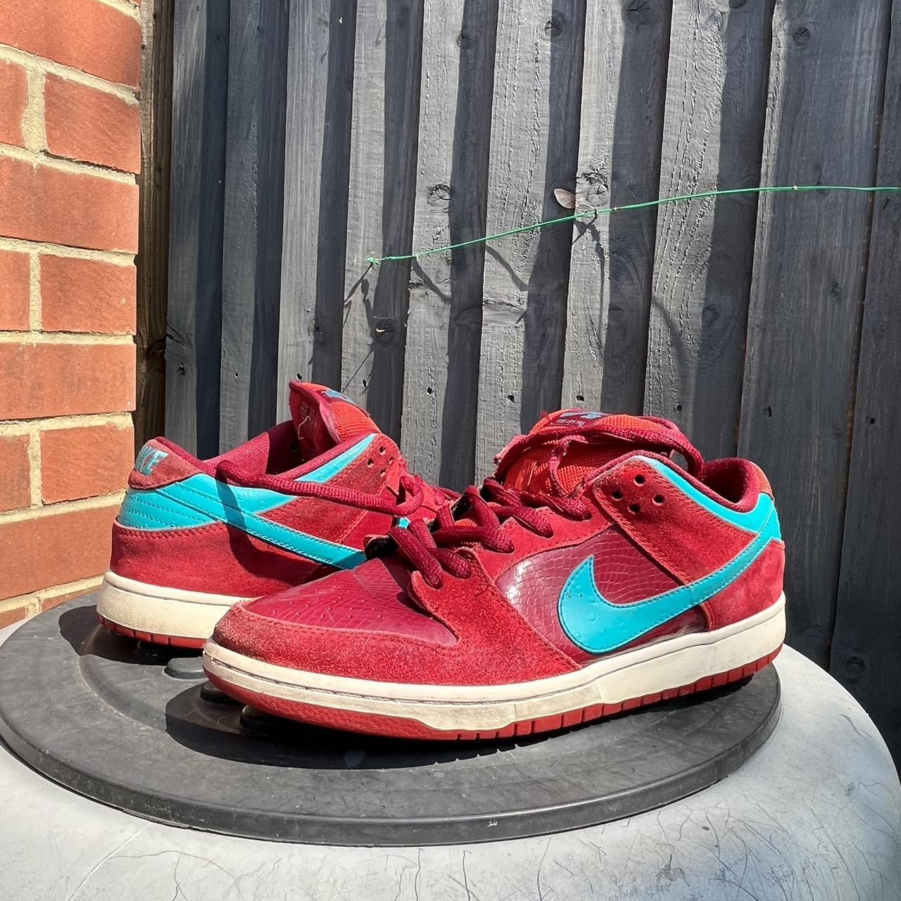 Nike Brick-house SB Dunk Low Pros ,   Red suede and...