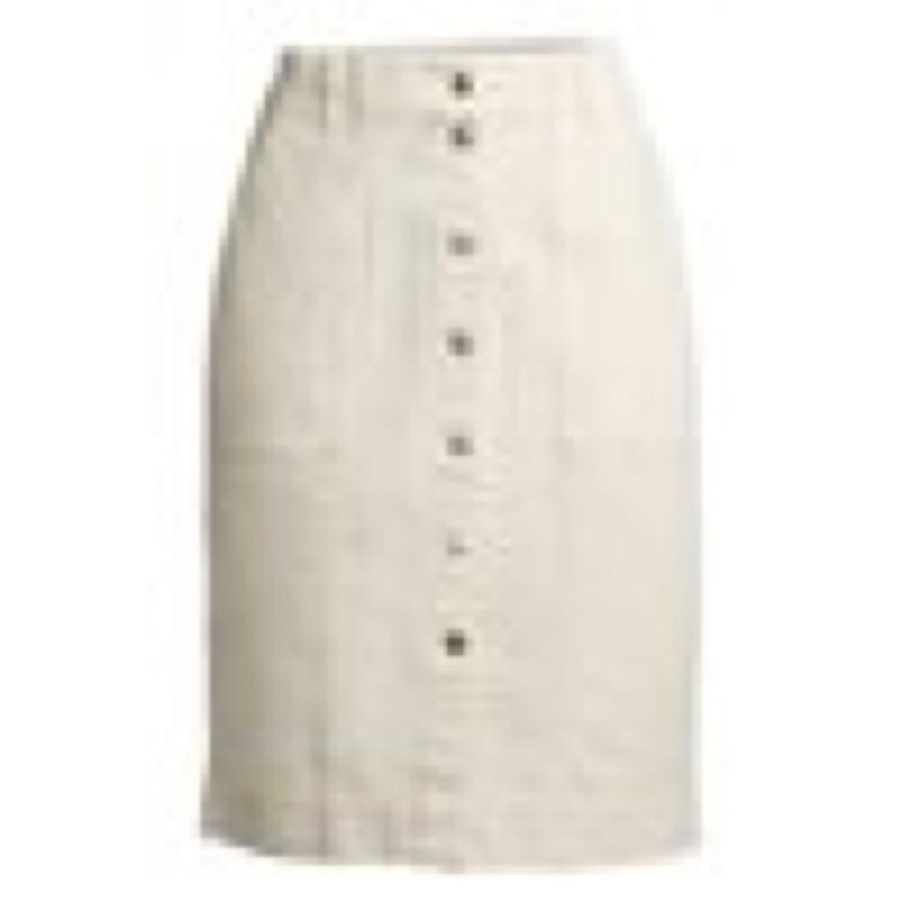 Free Assembly Women's White and Cream Skirt (3)