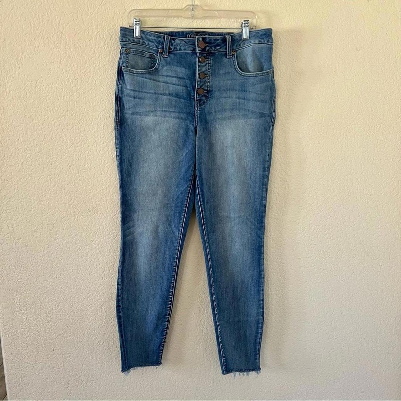 Maurices ever flex high rise jeans Raw hem Depop