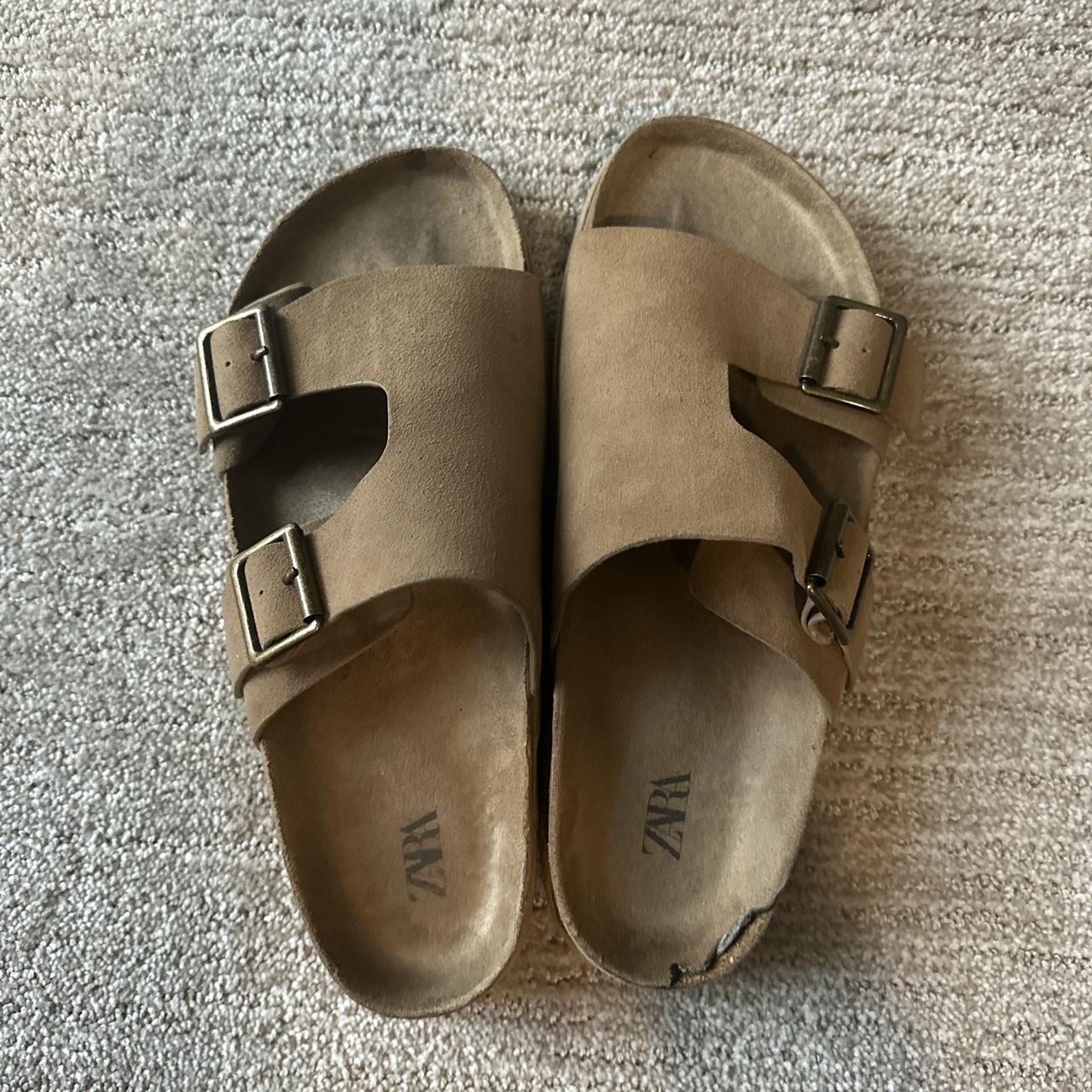 ZARA slides SHIPPING OUT TOMORROW GET YOUR ORDERS IN - Depop