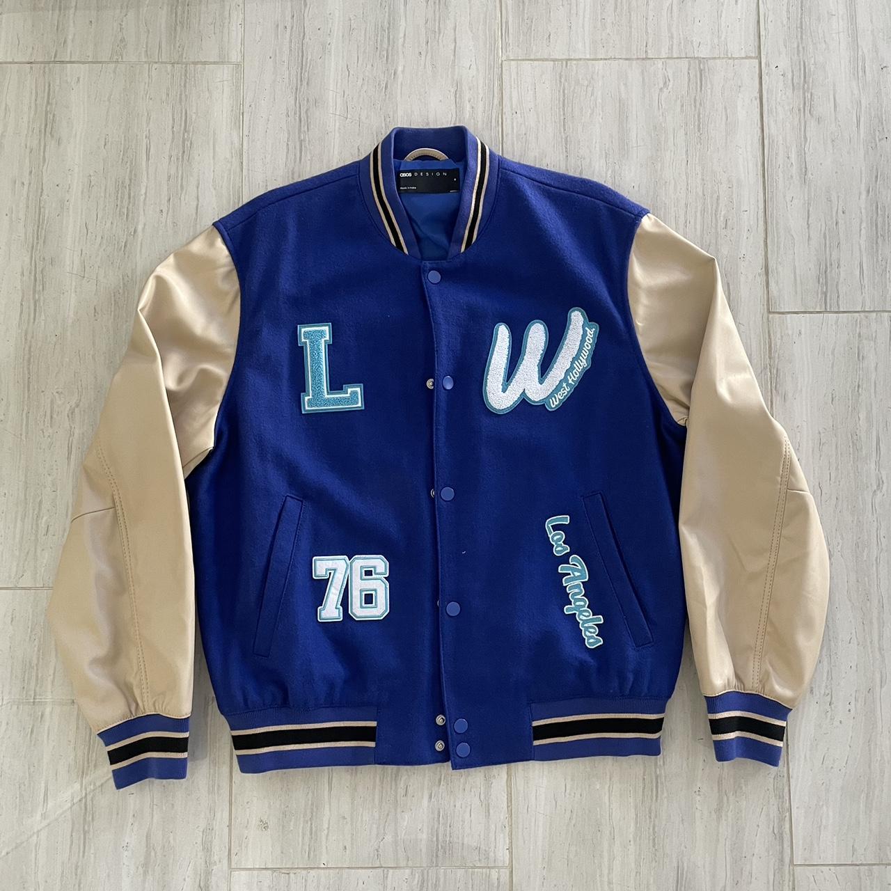 ASOS Varsity Jacket Los Angeles West Hollywood with... - Depop