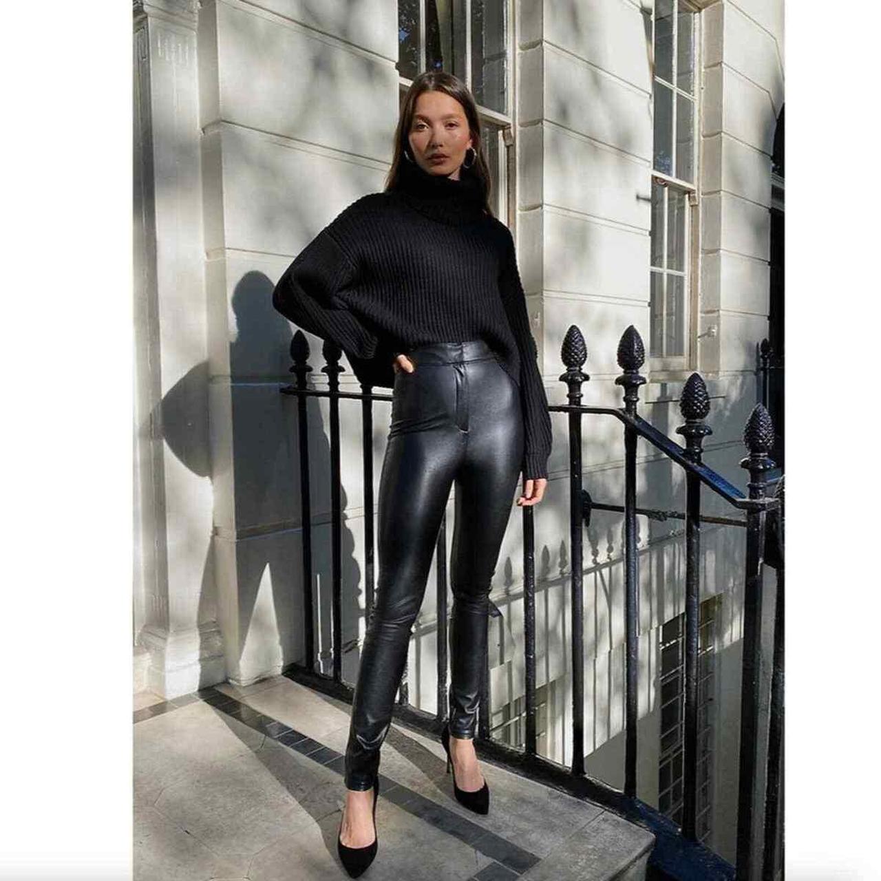 Aritzia black leather leggings best sale