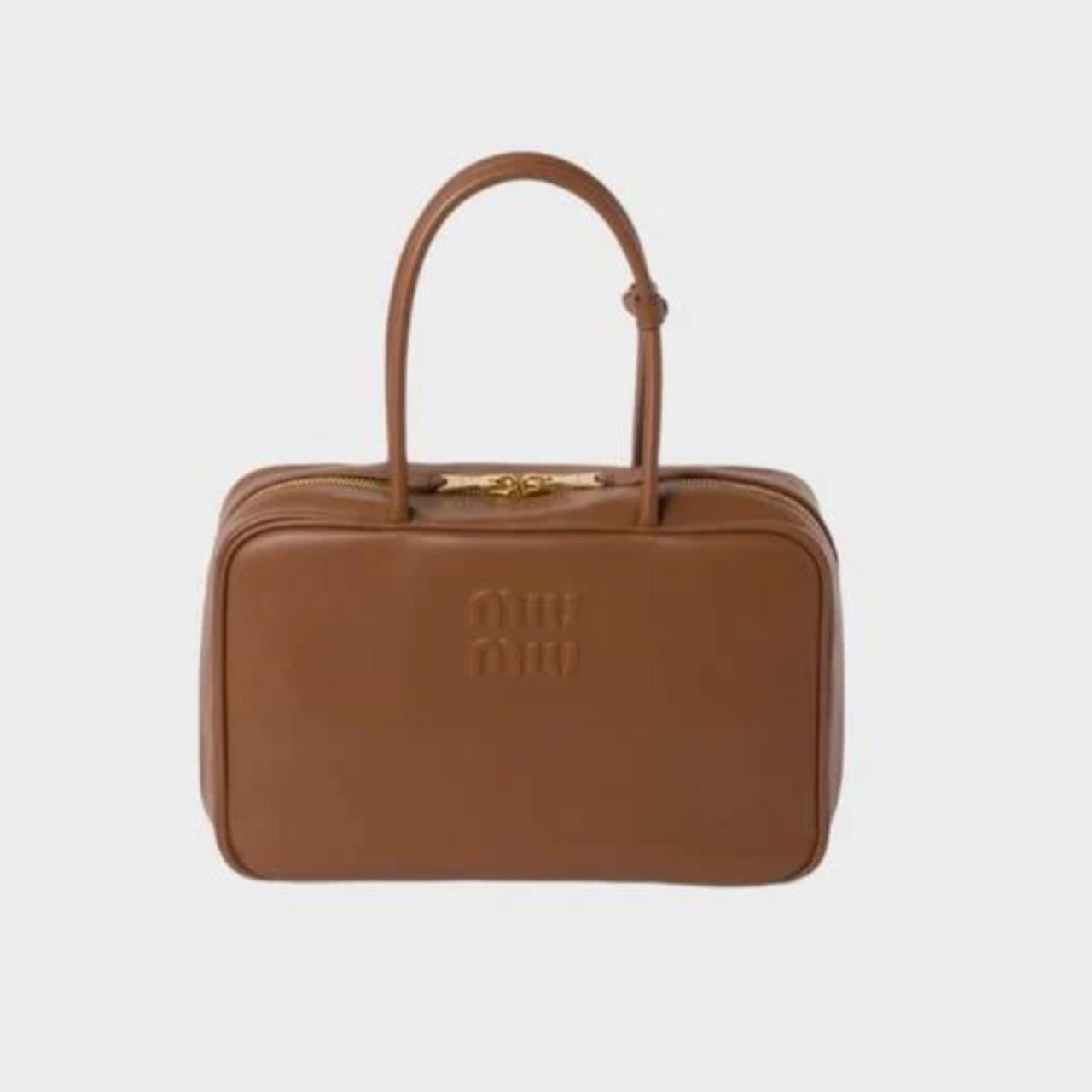 MIU MIU | SMALL BEAU LEATHER BAG COGNAC バッグ Cognac Leather Beau Bag | Miu Miu