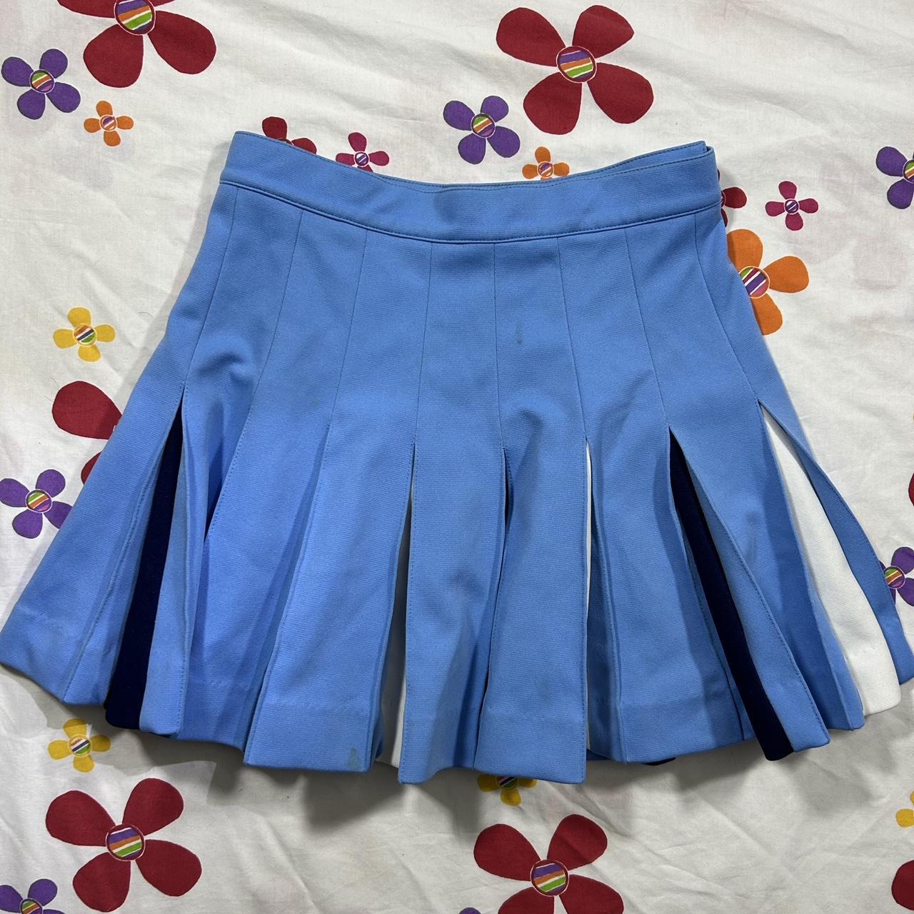 Vintage 90s Cheerleading Pleated Mini Skirt Size Depop 1709