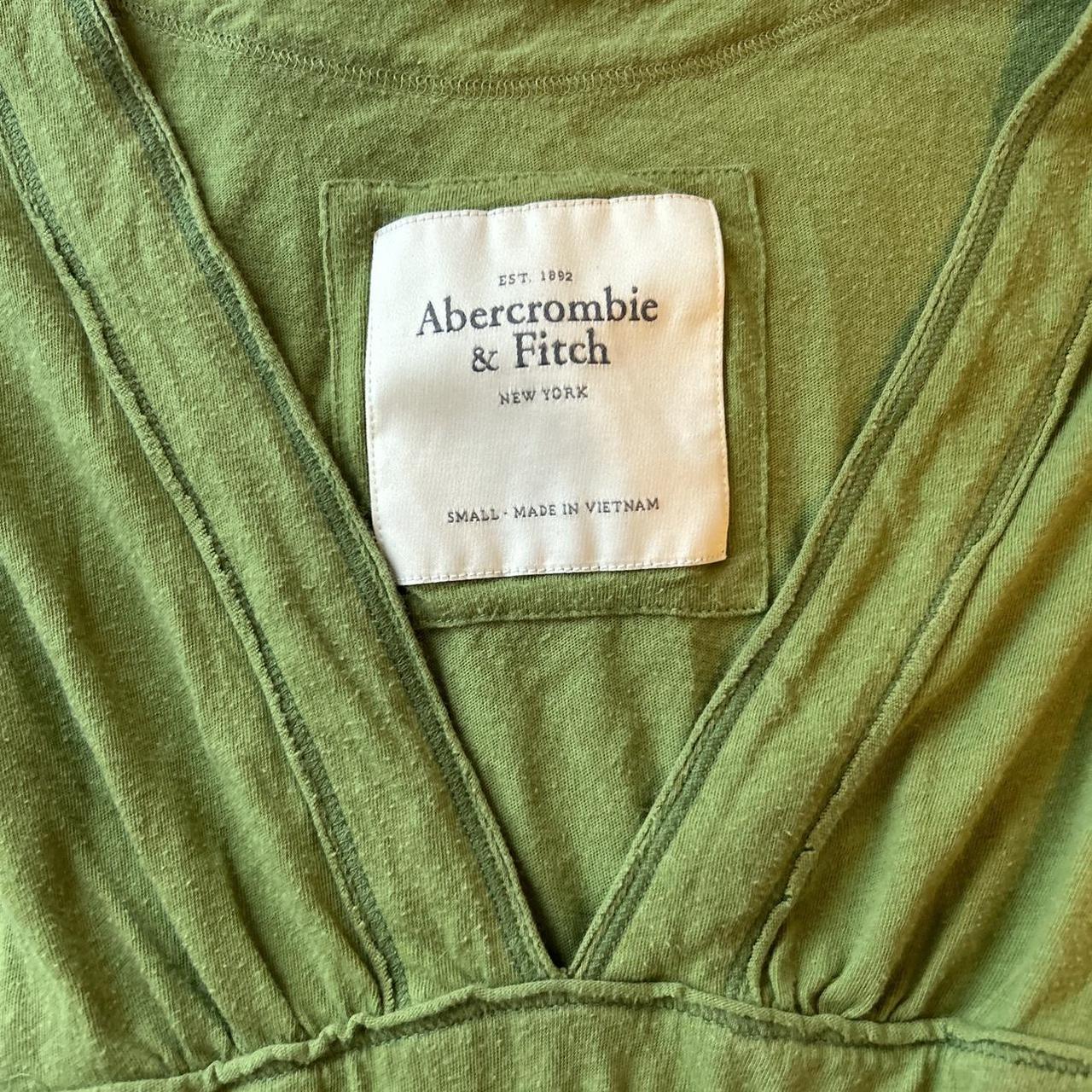 Vintage Rare Abercrombie And Fitch Green Babydoll Depop