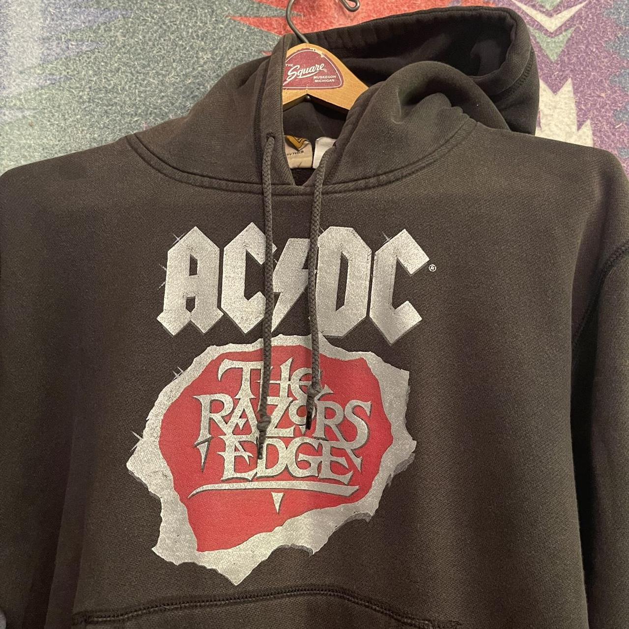 AC/DC rockwear full design zip up hoodie Size - Depop